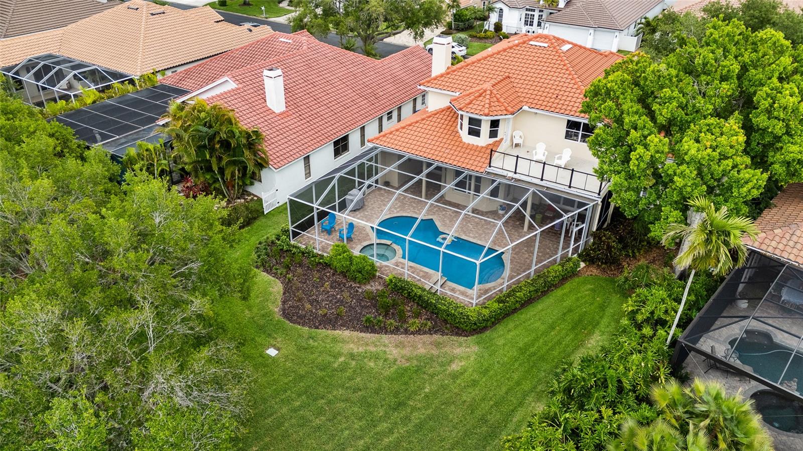 Drone view.  Roof new 2015