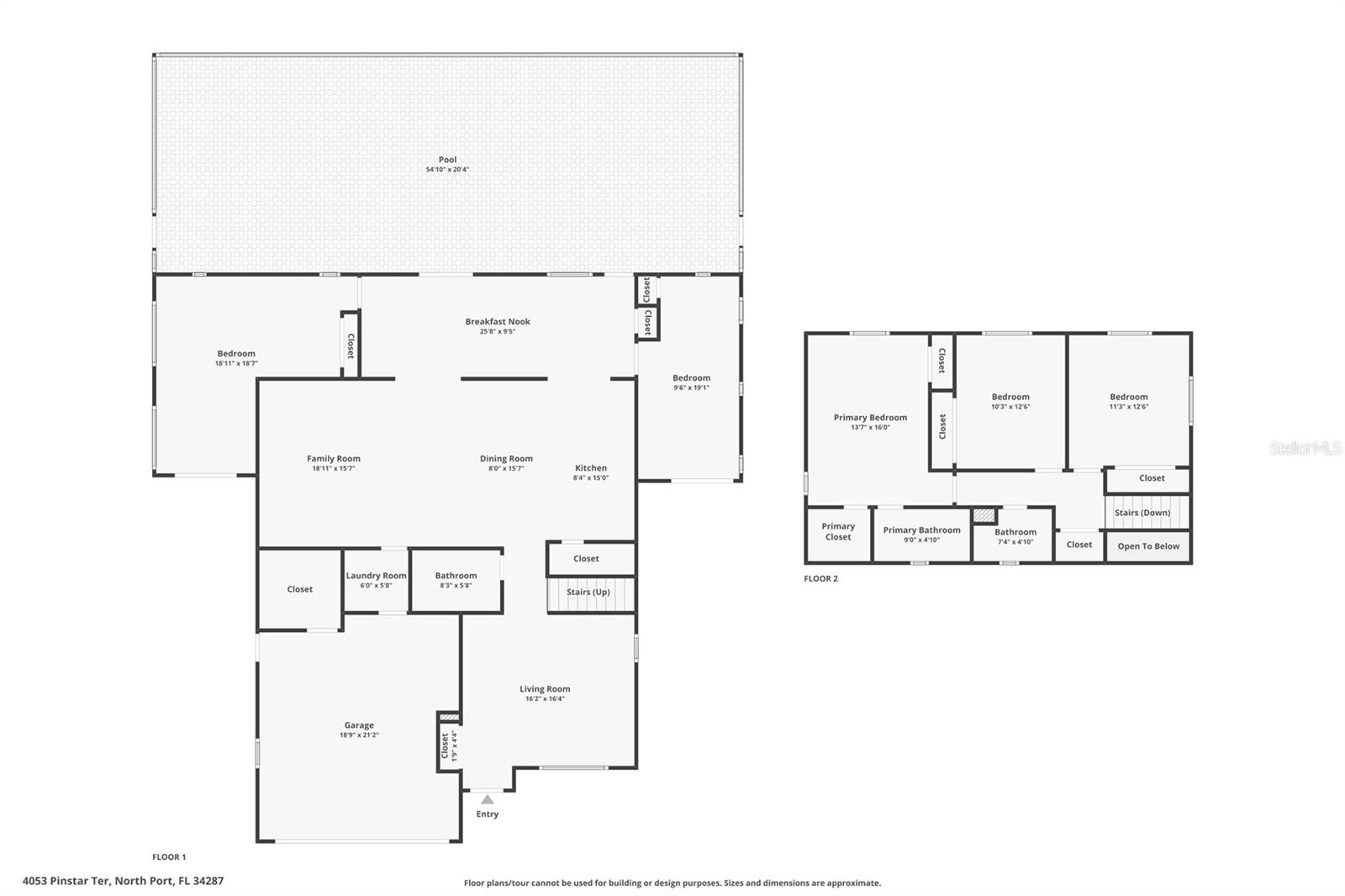 4053 PINSTAR TER, NORTH PORT, FL, 34287