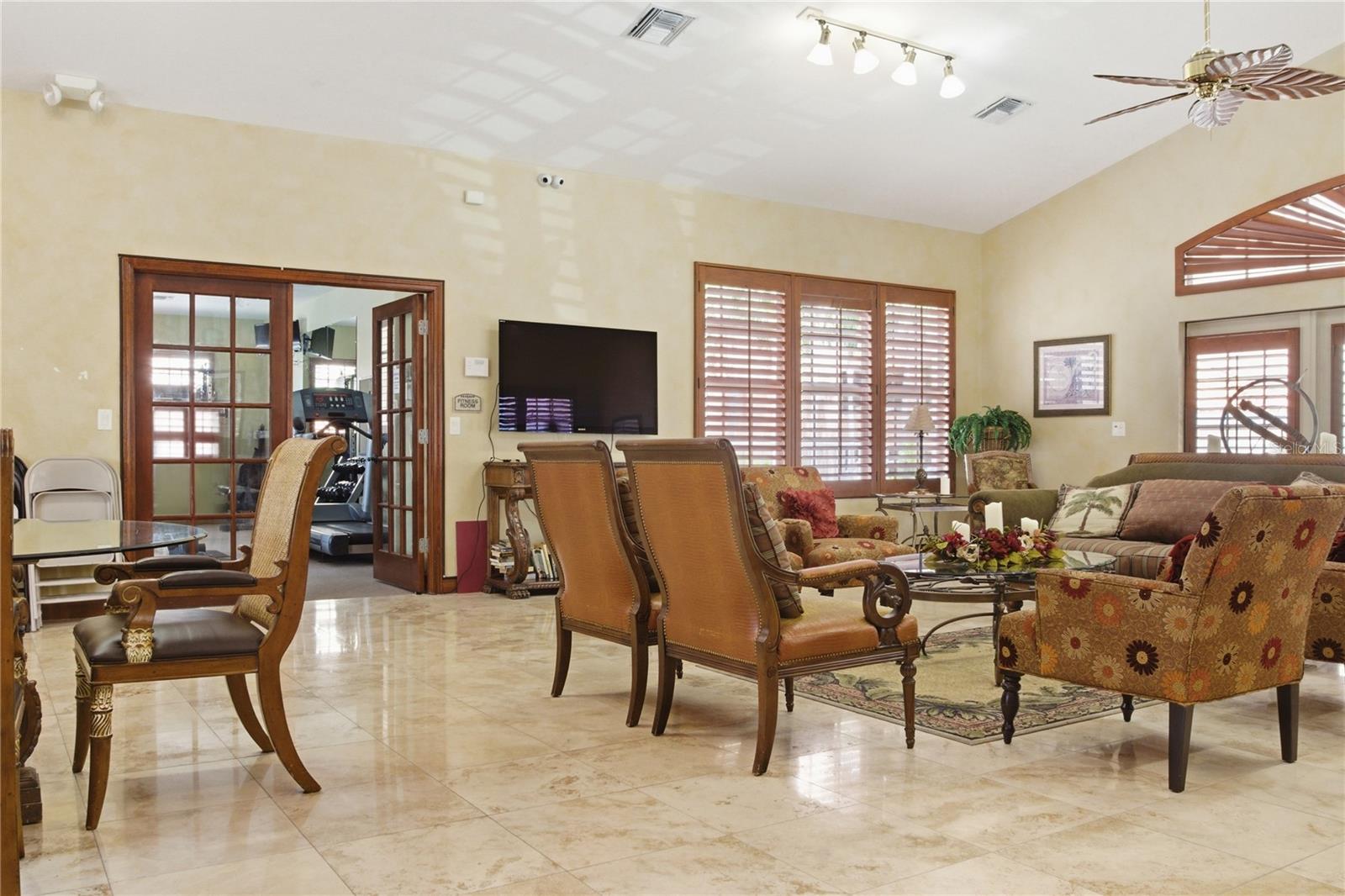 Social room, clubhouse