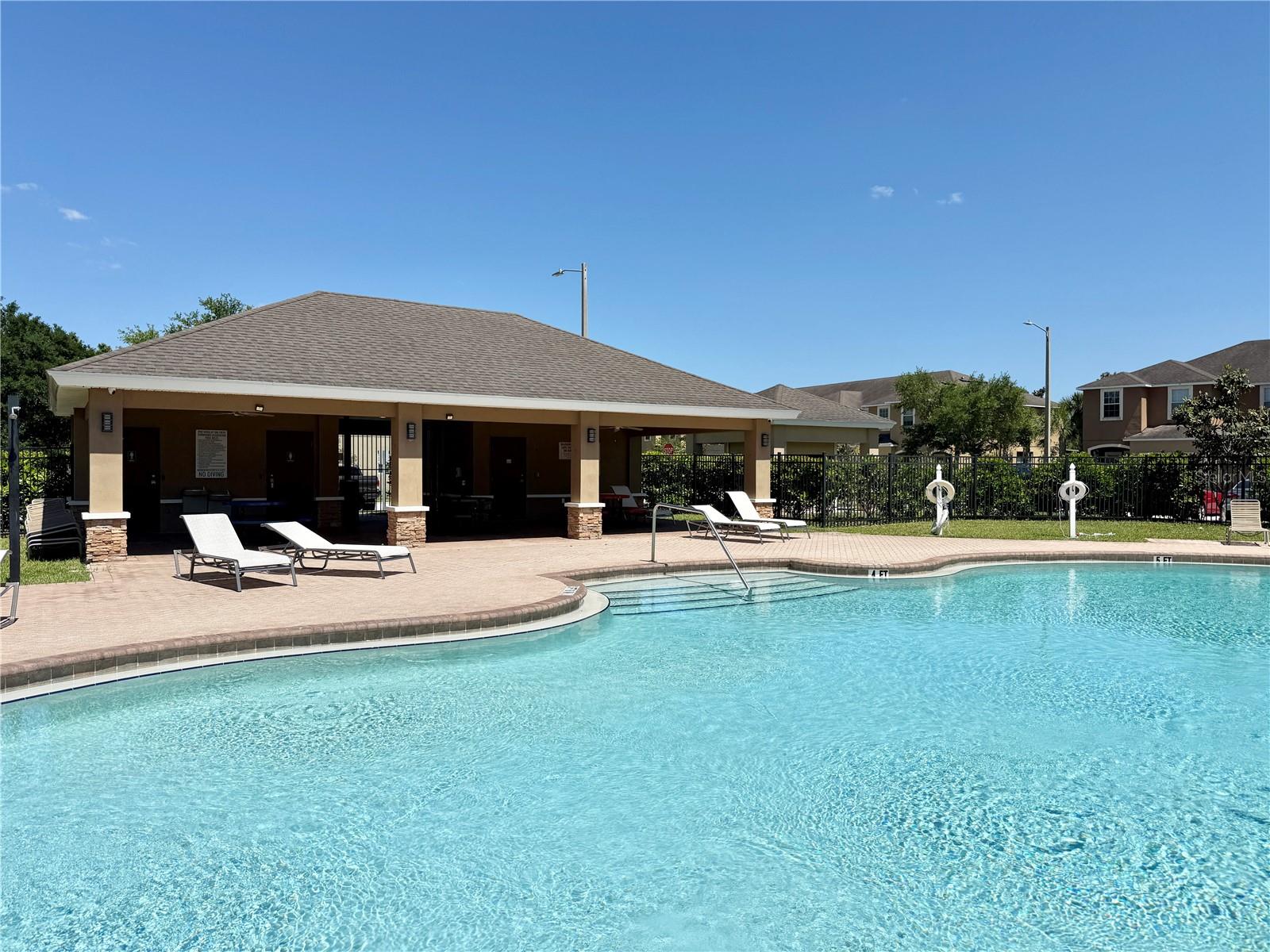 Community Pool and Cabana