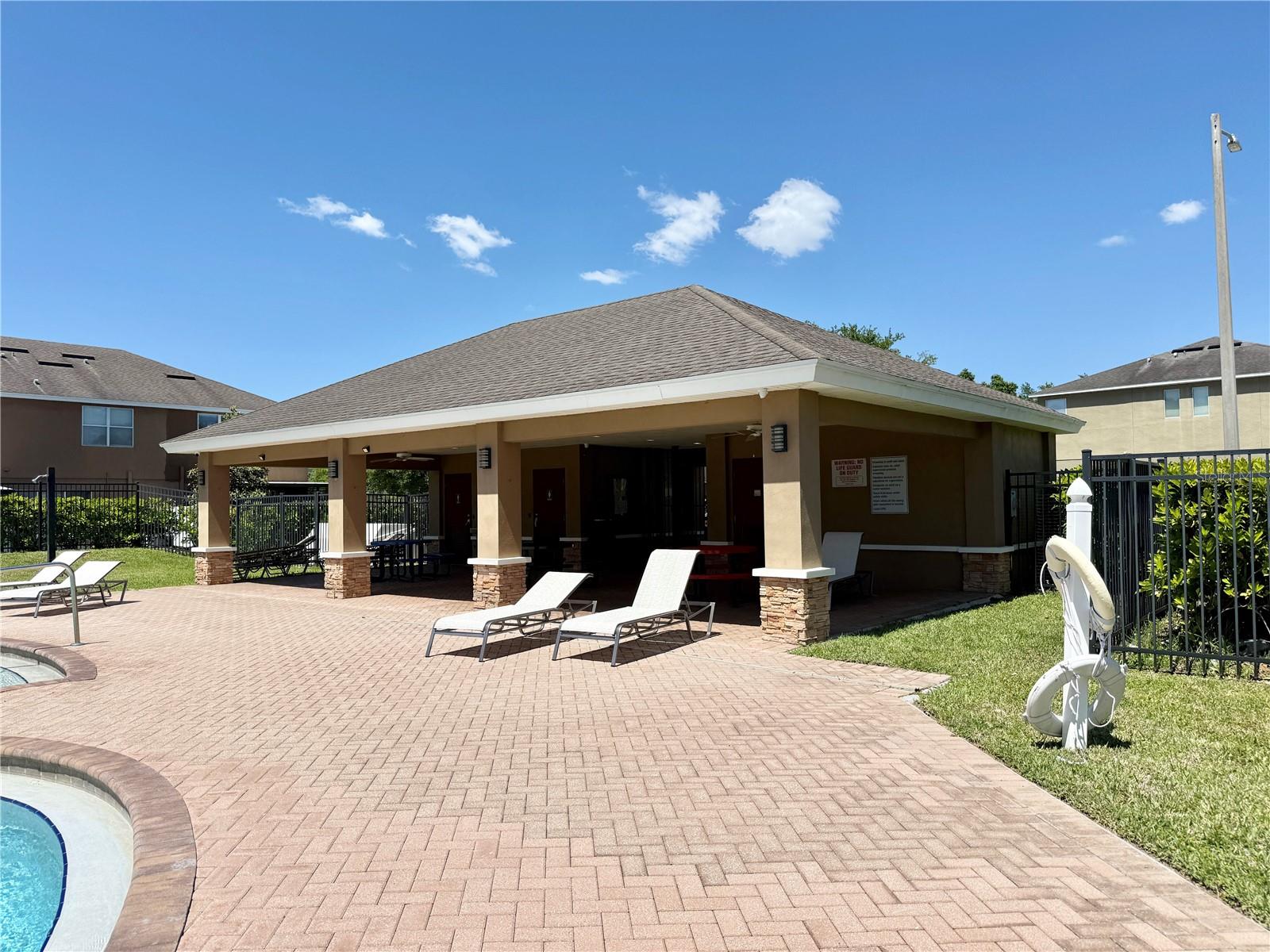 Community Pool and Cabana