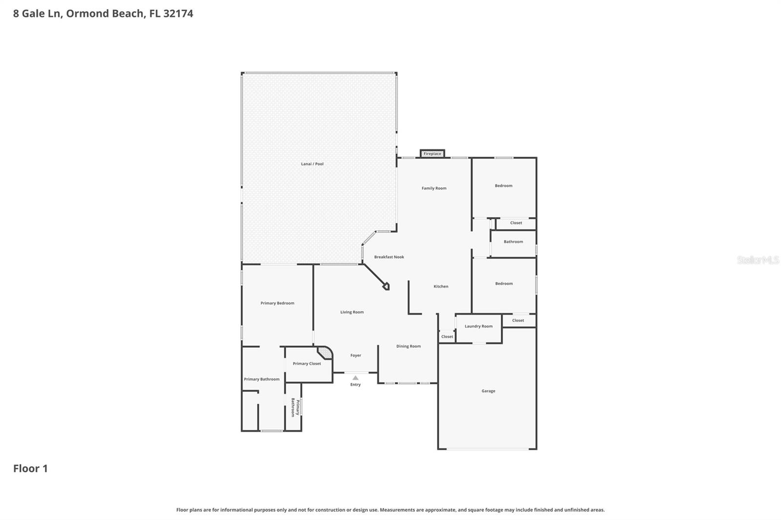 8 GALE LN, ORMOND BEACH, FL, 32174