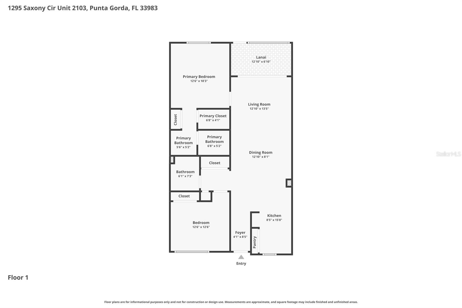 1295 SAXONY CIR #2103, PUNTA GORDA, FL, 33983