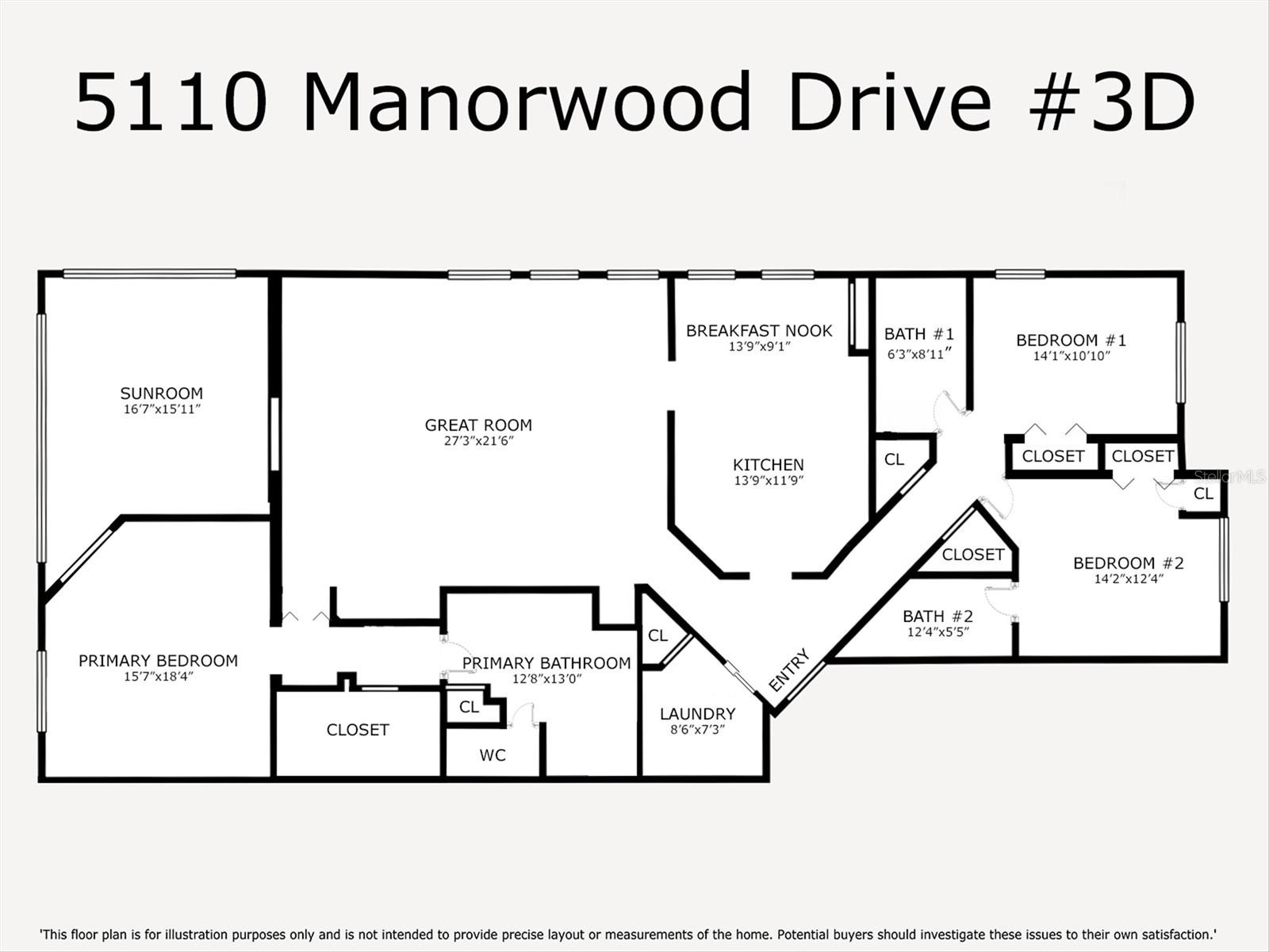 5110 MANORWOOD DR #3D, SARASOTA, FL, 34235