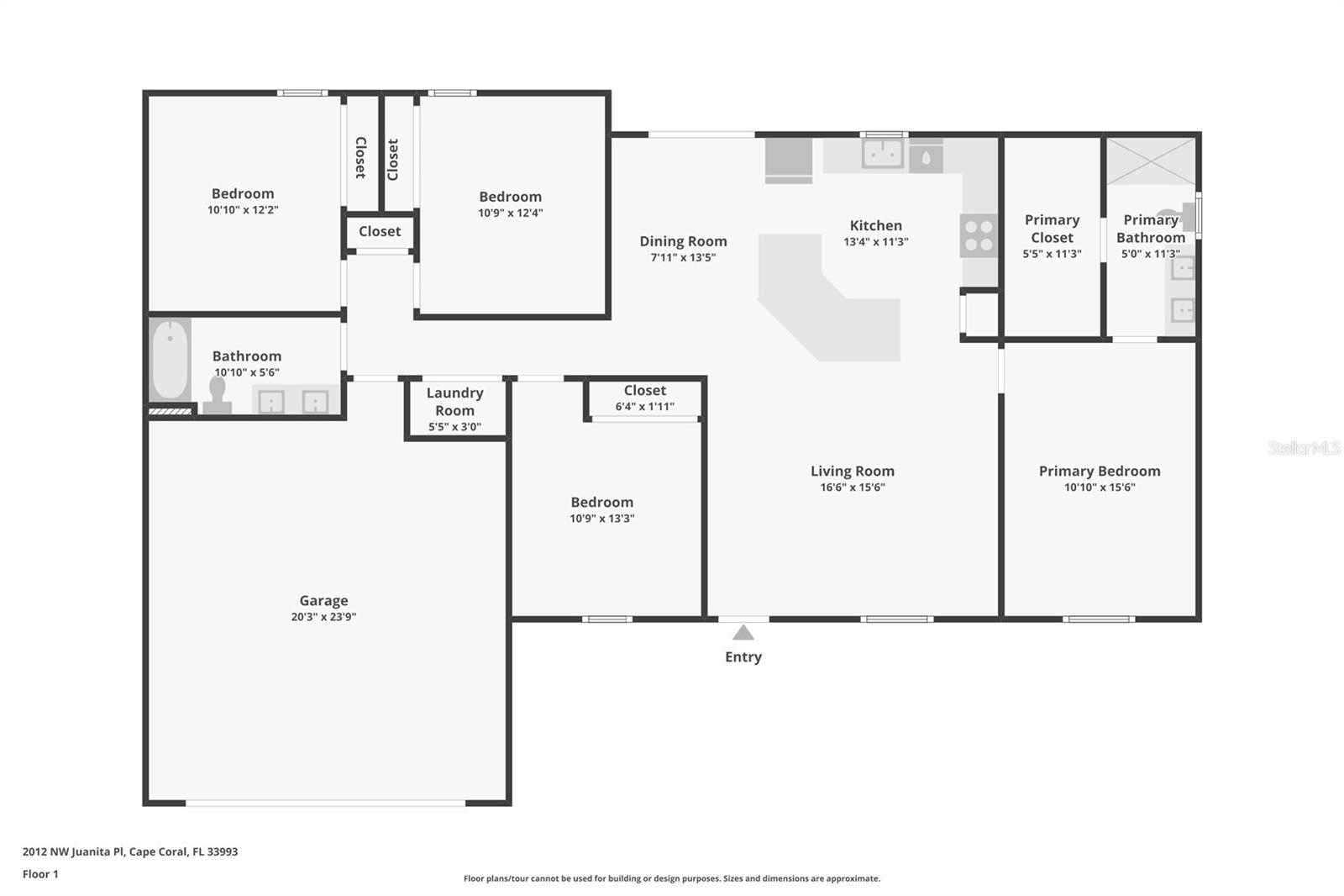2012 NW JUANITA PL, CAPE CORAL, FL, 33993