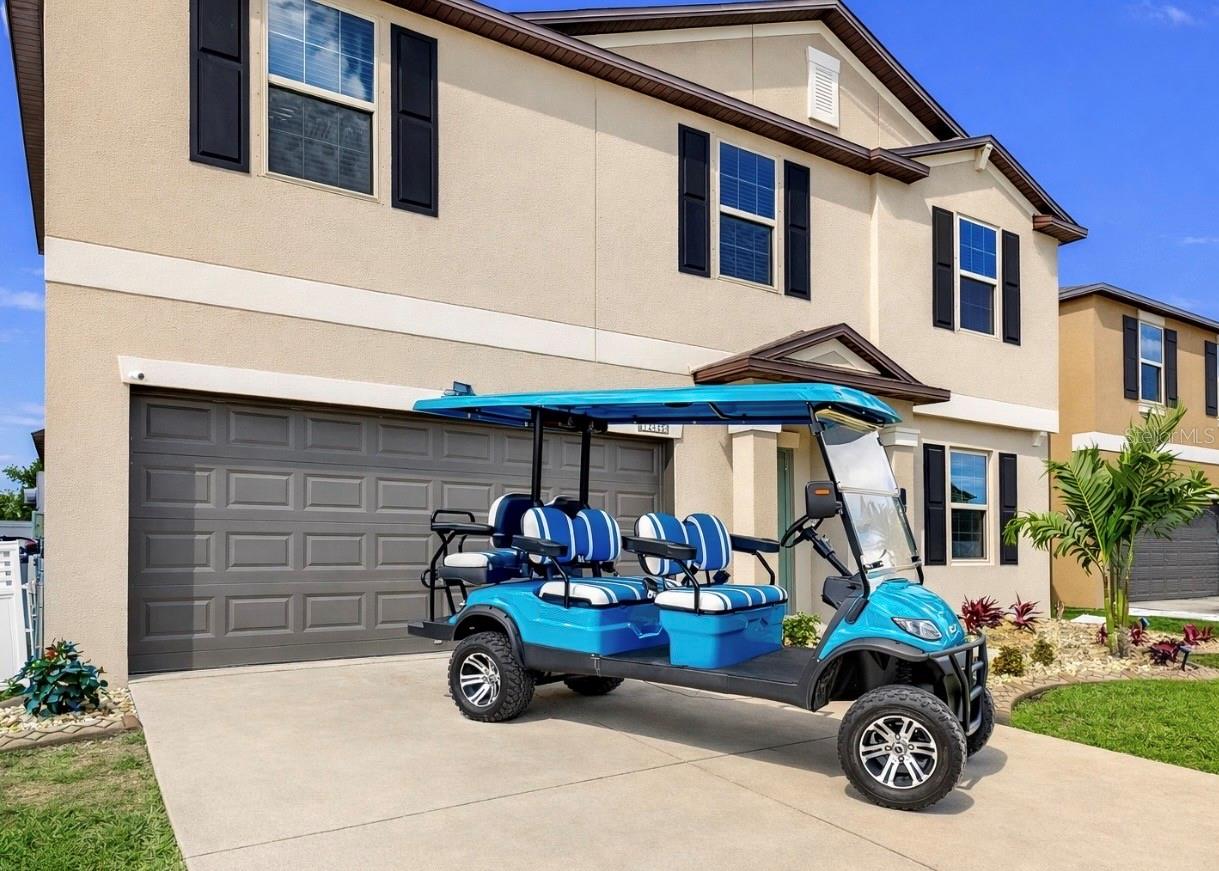 Golf Cart Conveys with Purchase