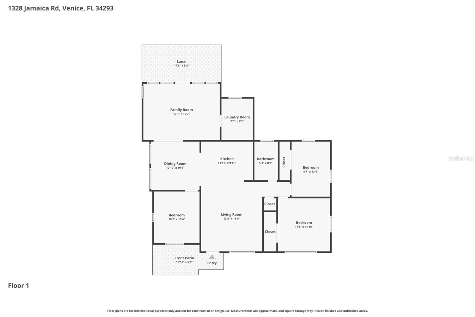 1328 JAMAICA RD, VENICE, FL, 34293