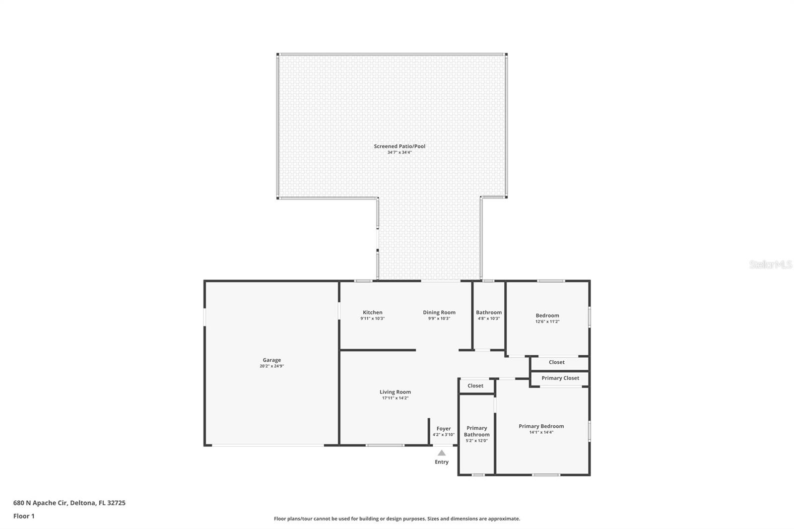 680 N APACHE CIR, DELTONA, FL, 32725