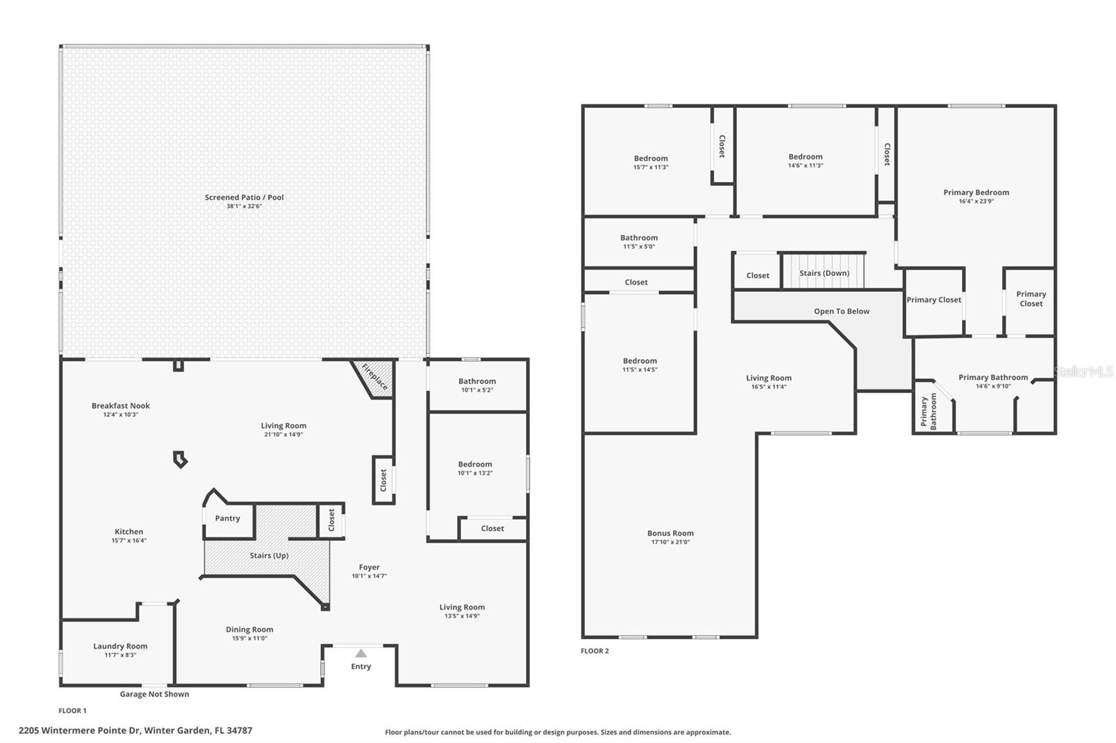 2205 WINTERMERE POINTE DR, WINTER GARDEN, FL, 34787