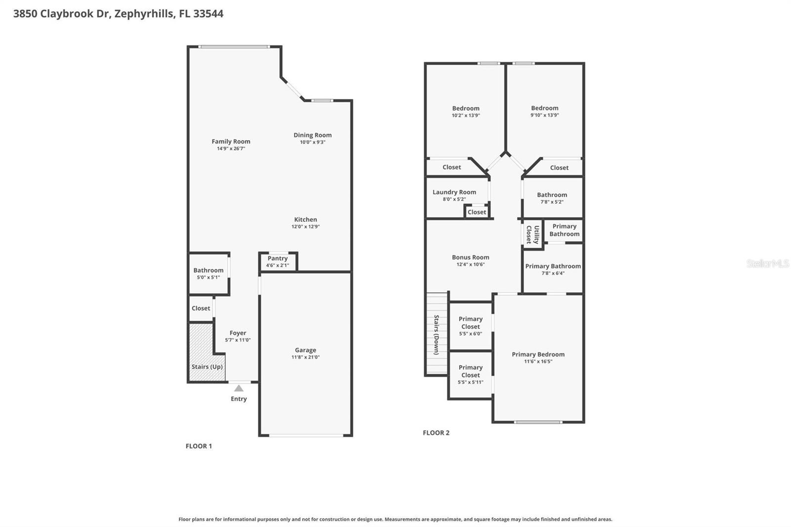 3850 CLAYBROOK DR, WESLEY CHAPEL, FL, 33544