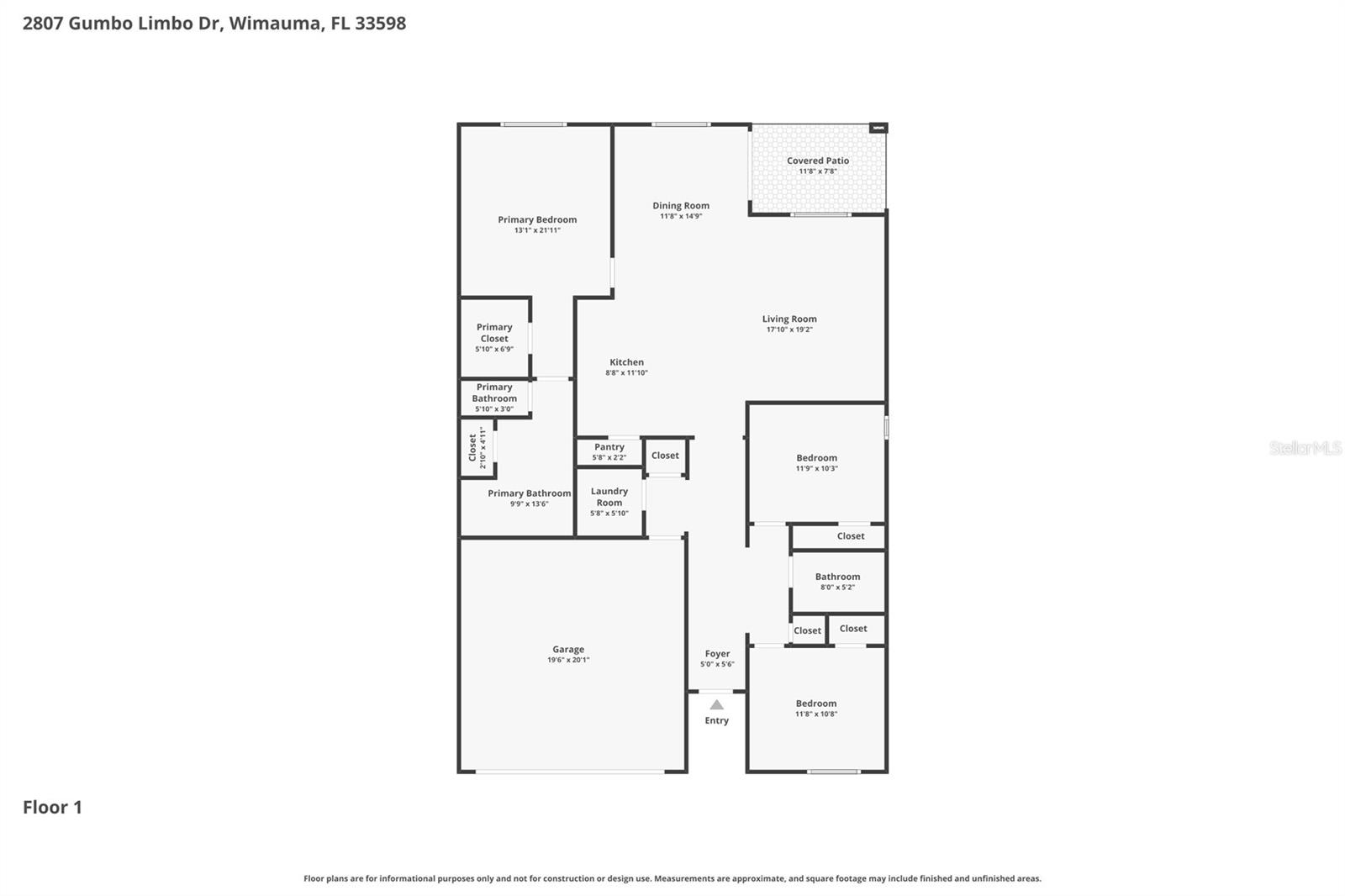 2807 GUMBO LIMBO DR, WIMAUMA, FL, 33598