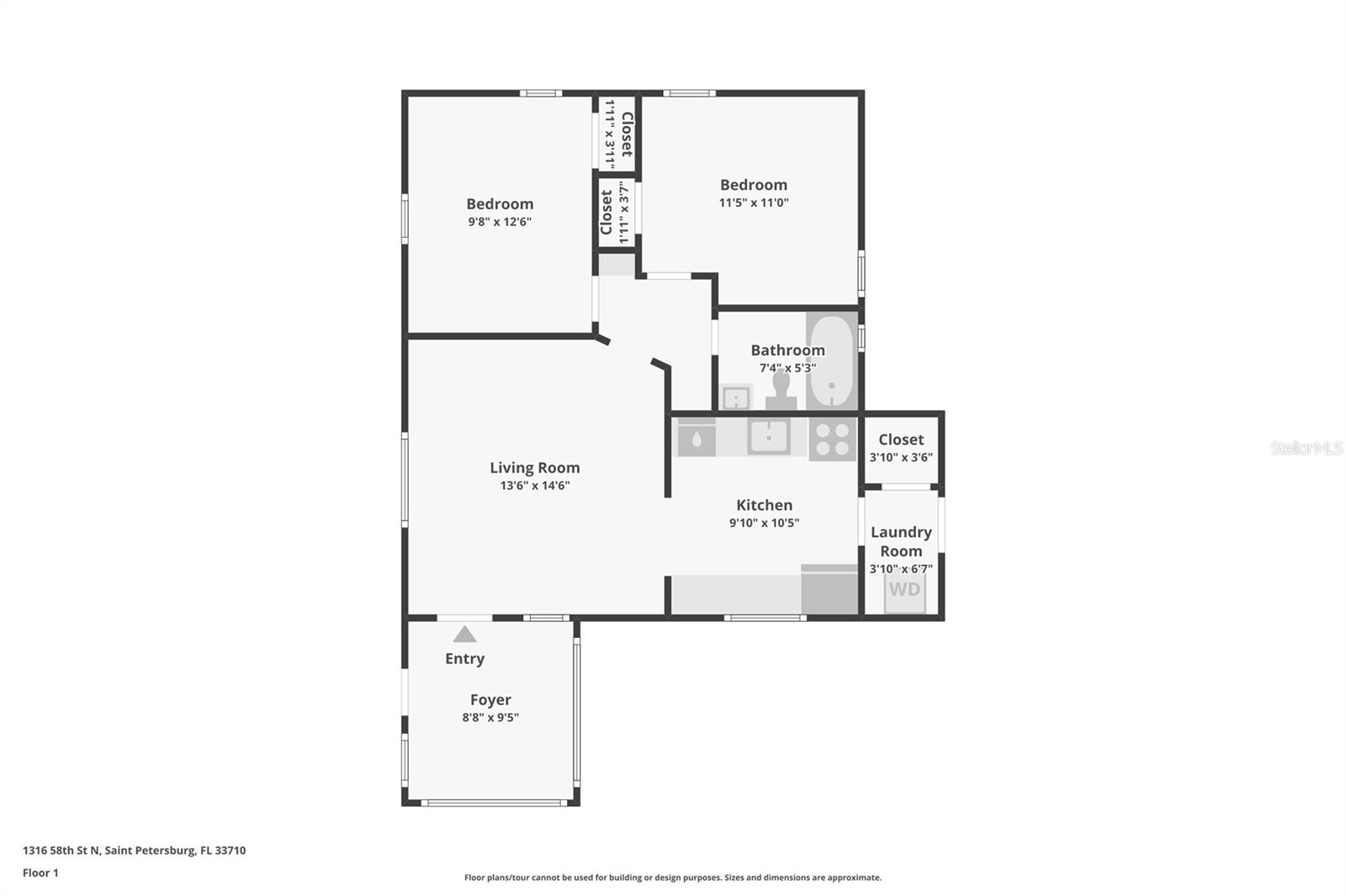 1316 58TH ST N, ST PETERSBURG, FL, 33710