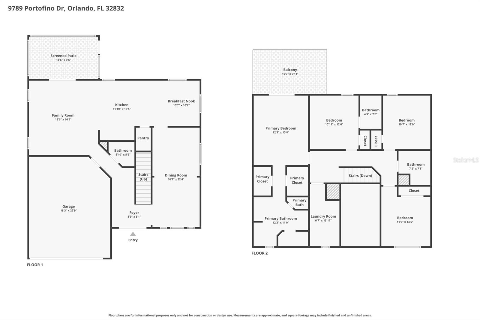 9789 PORTOFINO DR, ORLANDO, FL, 32832