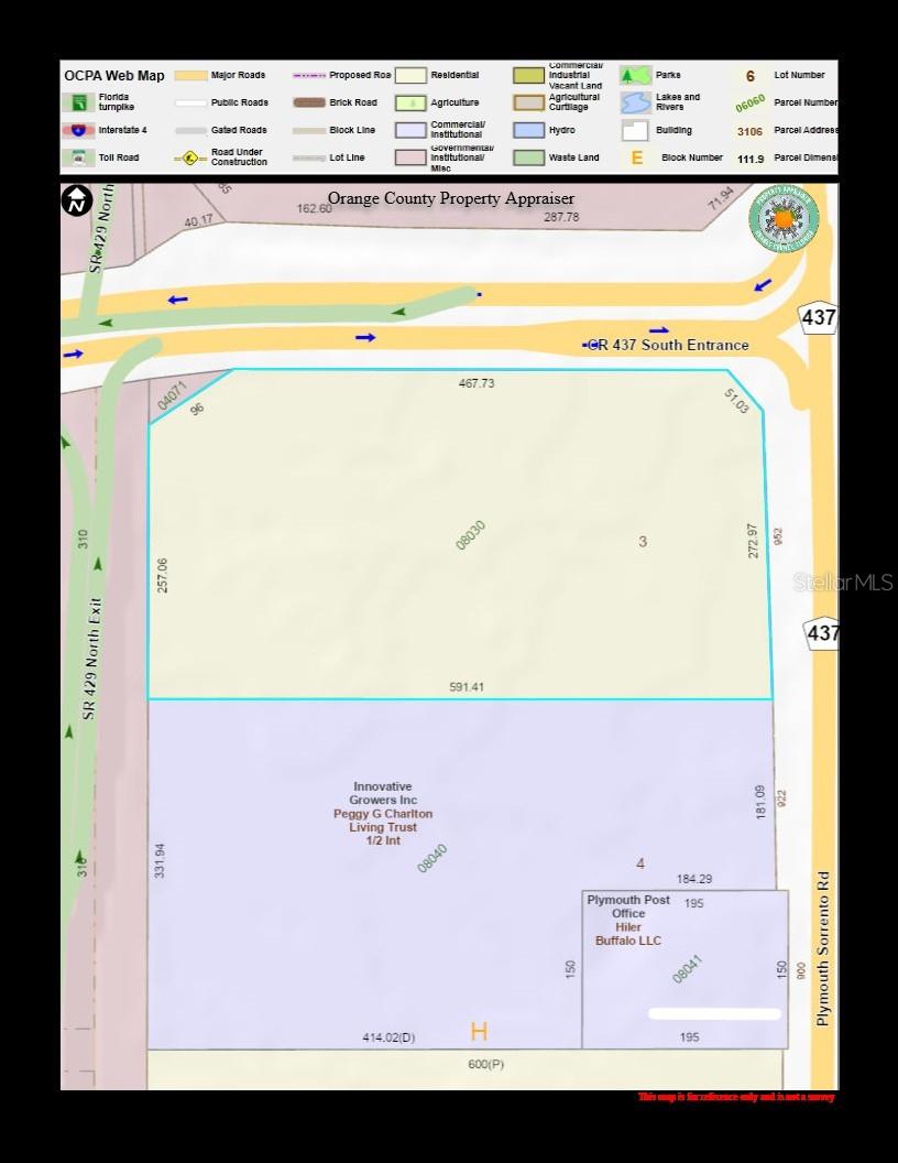 2625 PALM AVE, APOPKA, FL, 32703