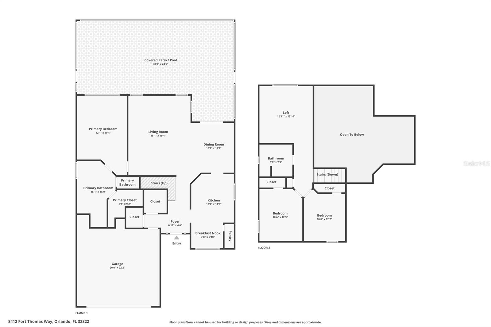 8412 FORT THOMAS WAY, ORLANDO, FL, 32822