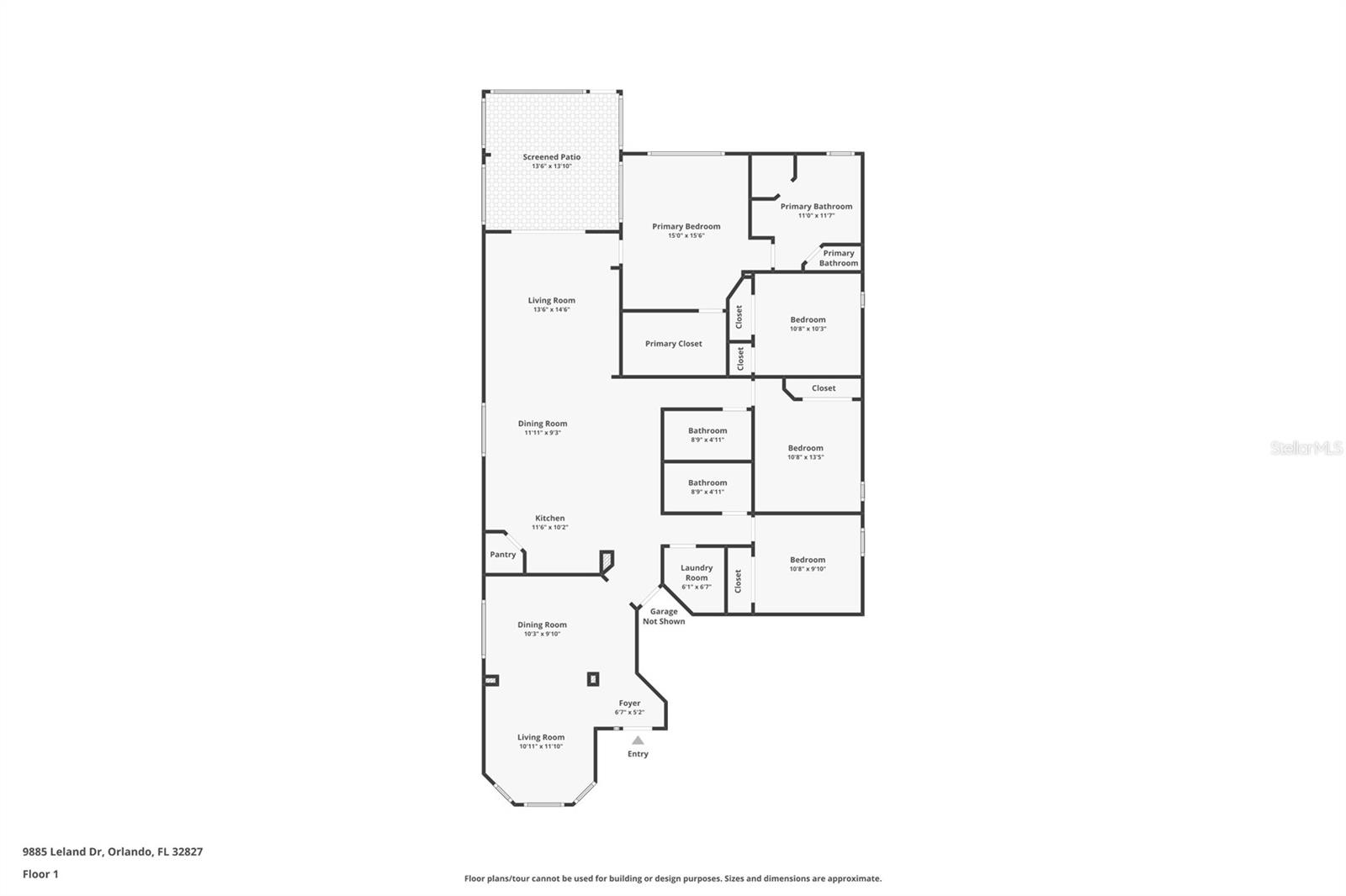 9885 LELAND DR, ORLANDO, FL, 32827