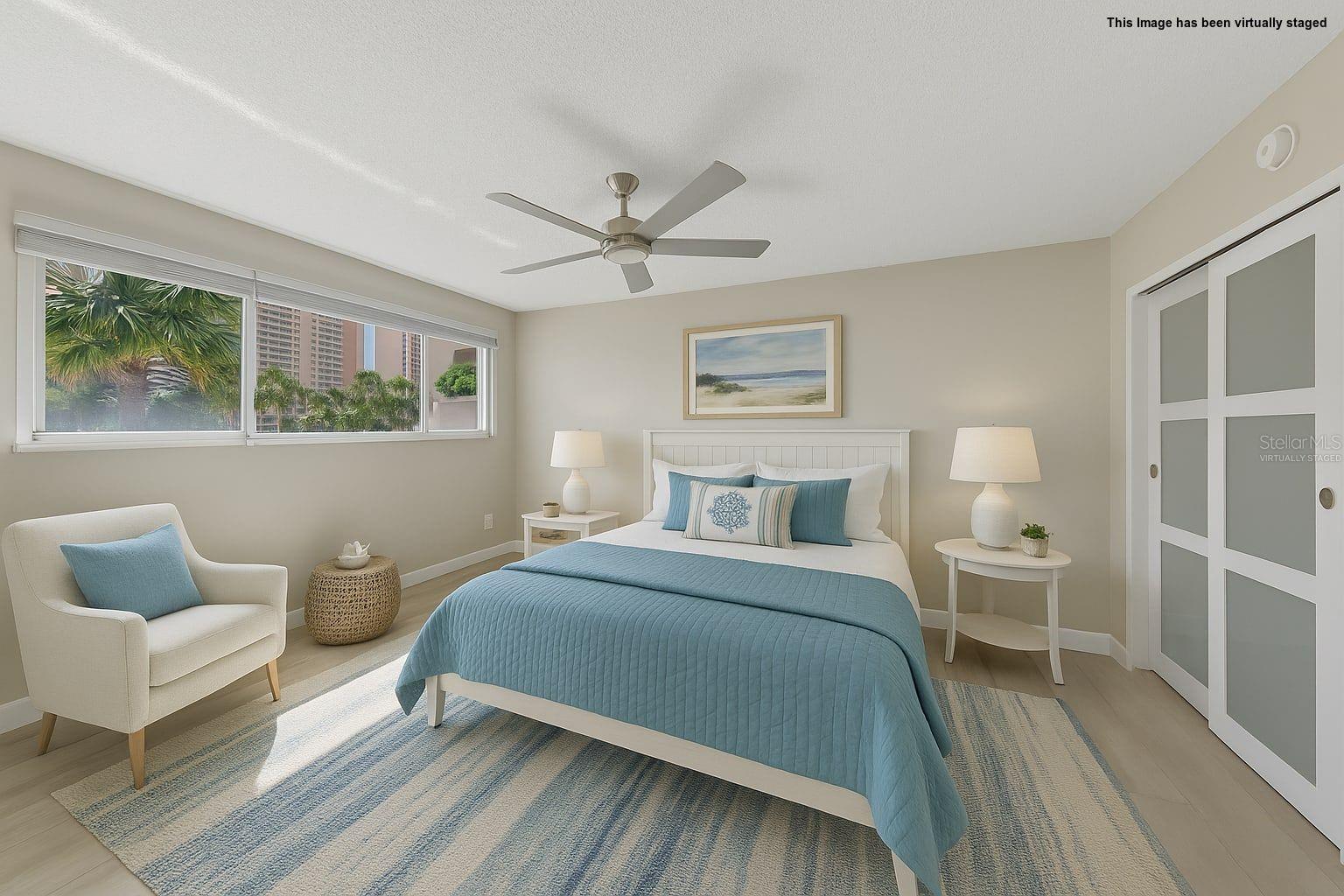 Primary Bedroom (Virtually Staged)