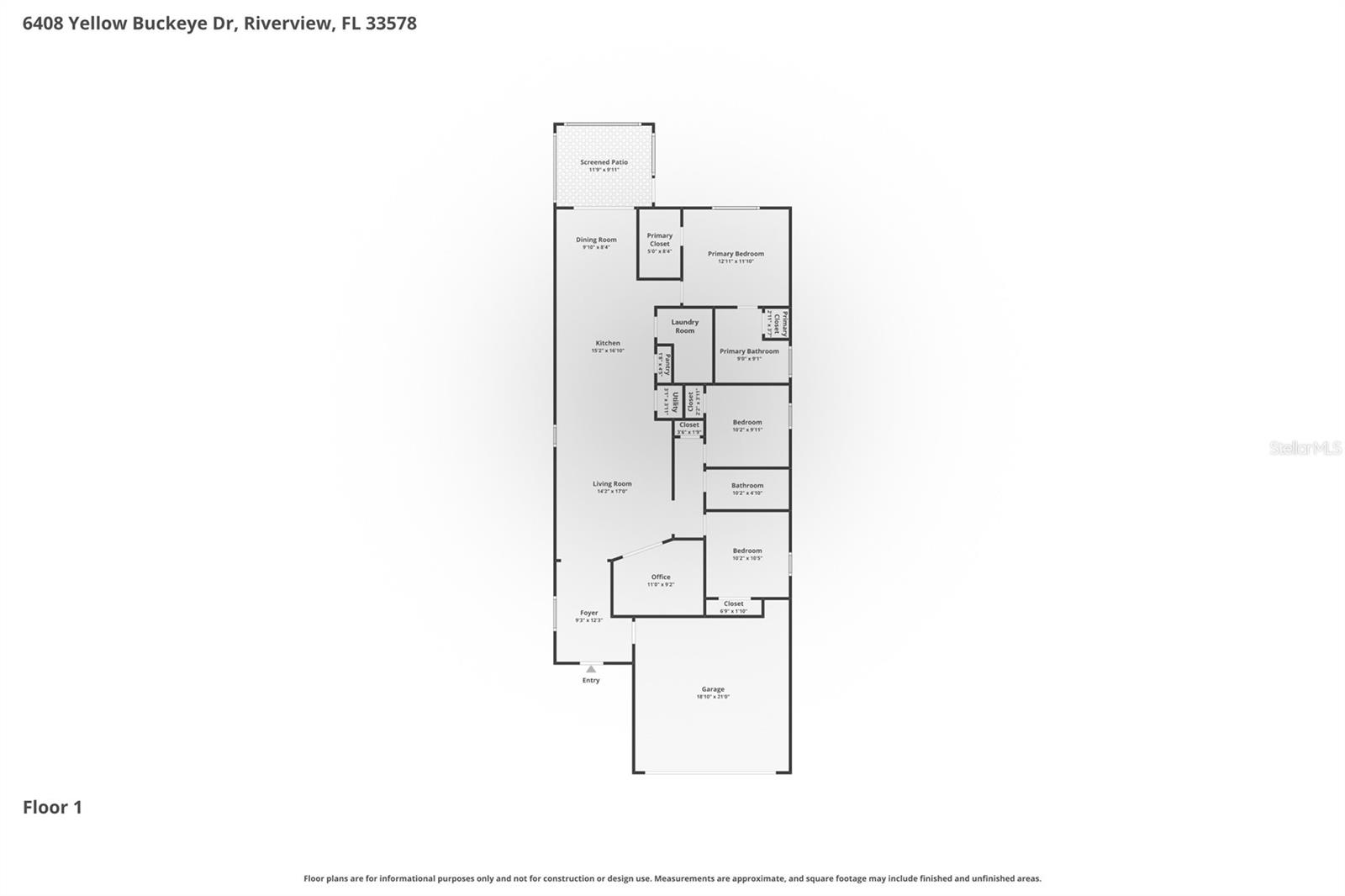 6408 YELLOW BUCKEYE DR, RIVERVIEW, FL, 33578