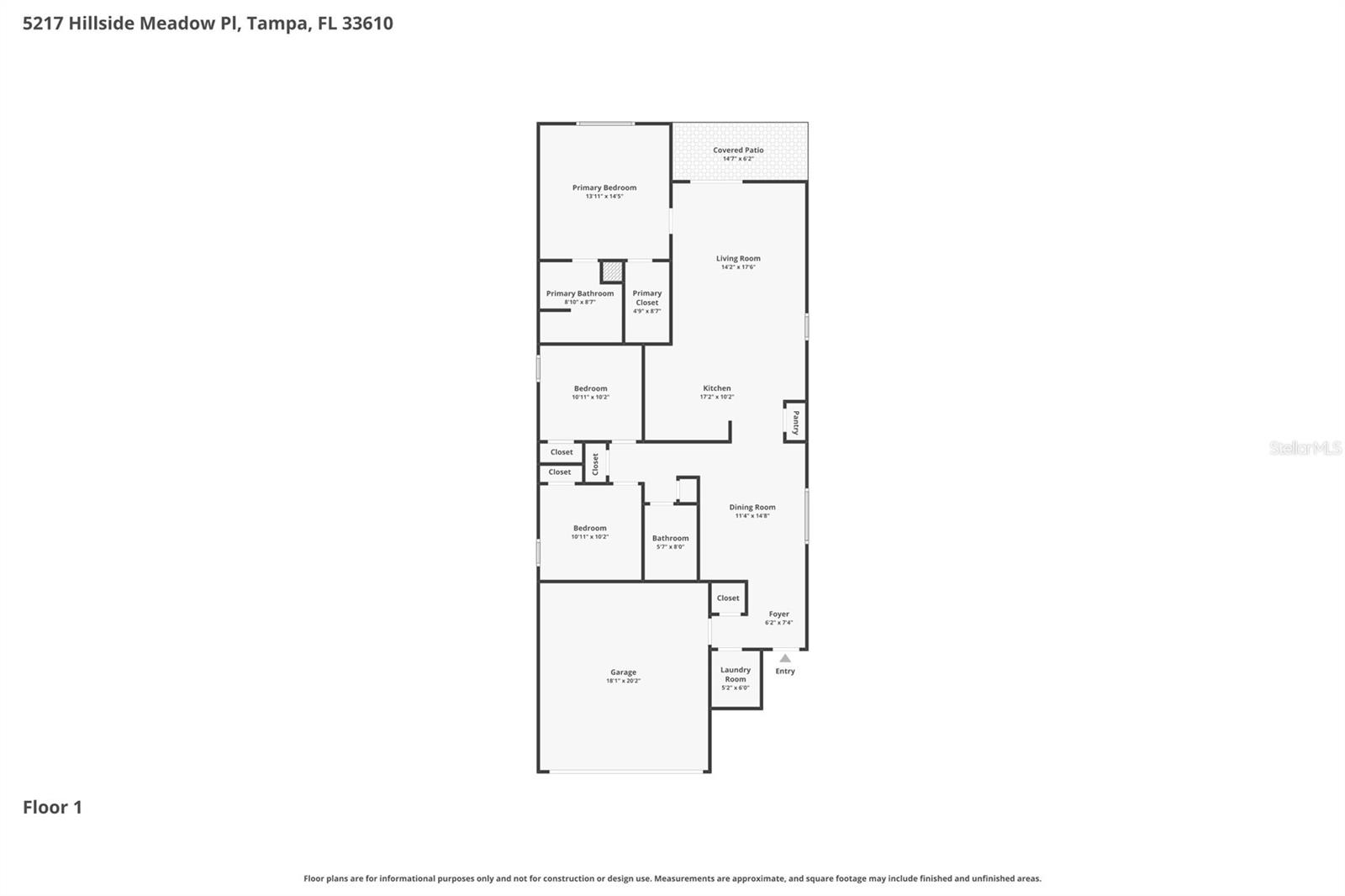 5217 HILLSIDE MEADOW PL, TAMPA, FL, 33610