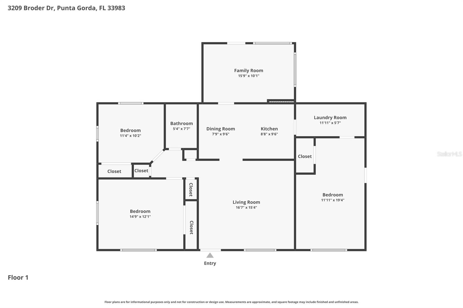 3209 BRODER DR, PUNTA GORDA, FL, 33983