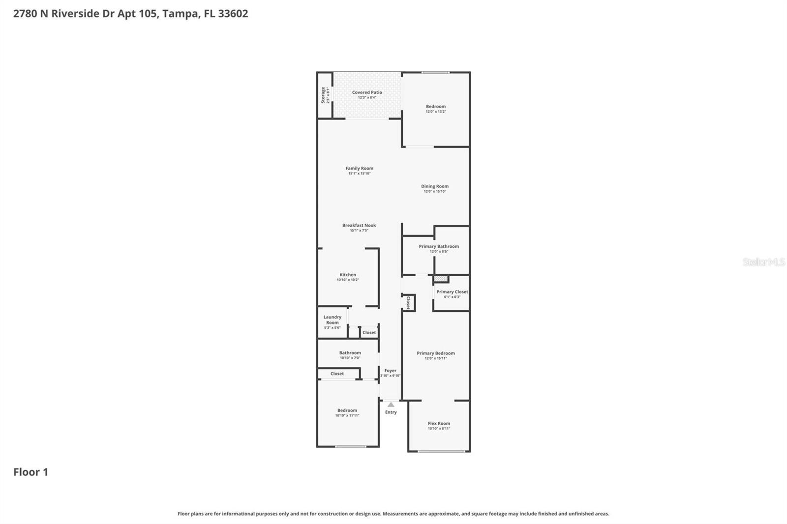 2780 N RIVERSIDE DR #105, TAMPA, FL, 33602