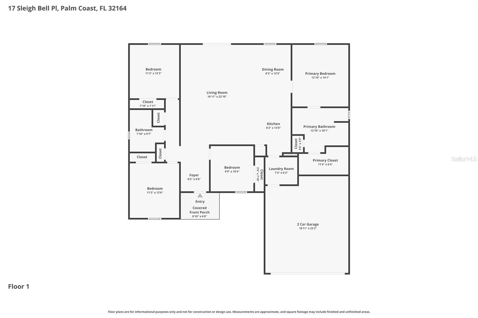 17 SLEIGH BELL PL, PALM COAST, FL, 32164