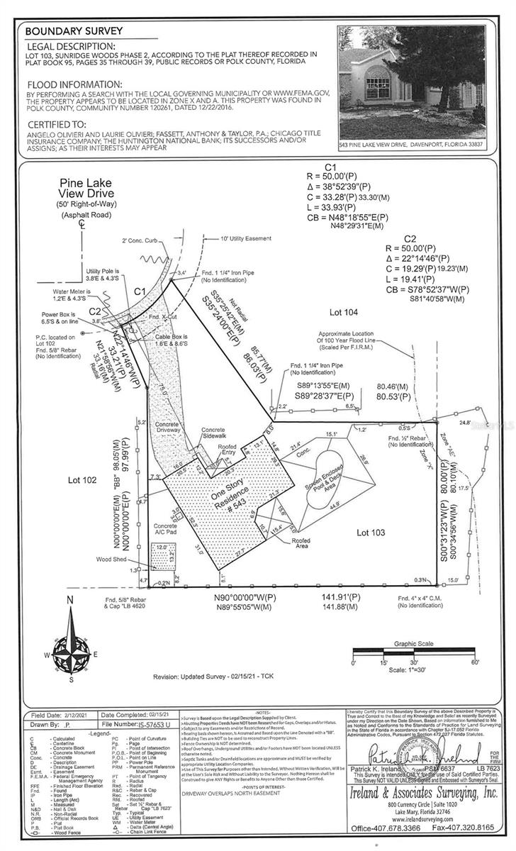 543 PINE LAKE VIEW DR, DAVENPORT, FL, 33837