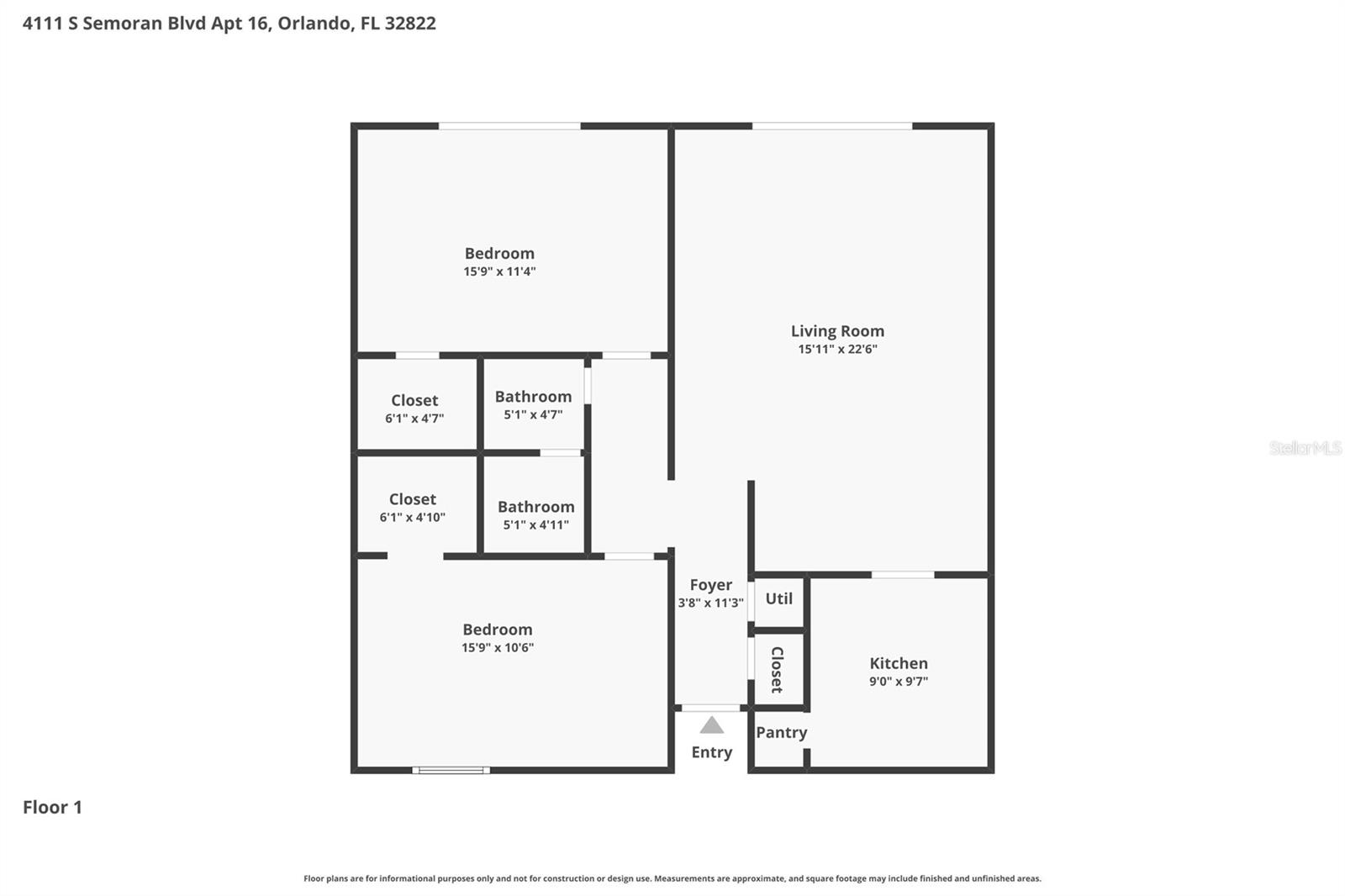 4111 S SEMORAN BLVD #16, ORLANDO, FL, 32822