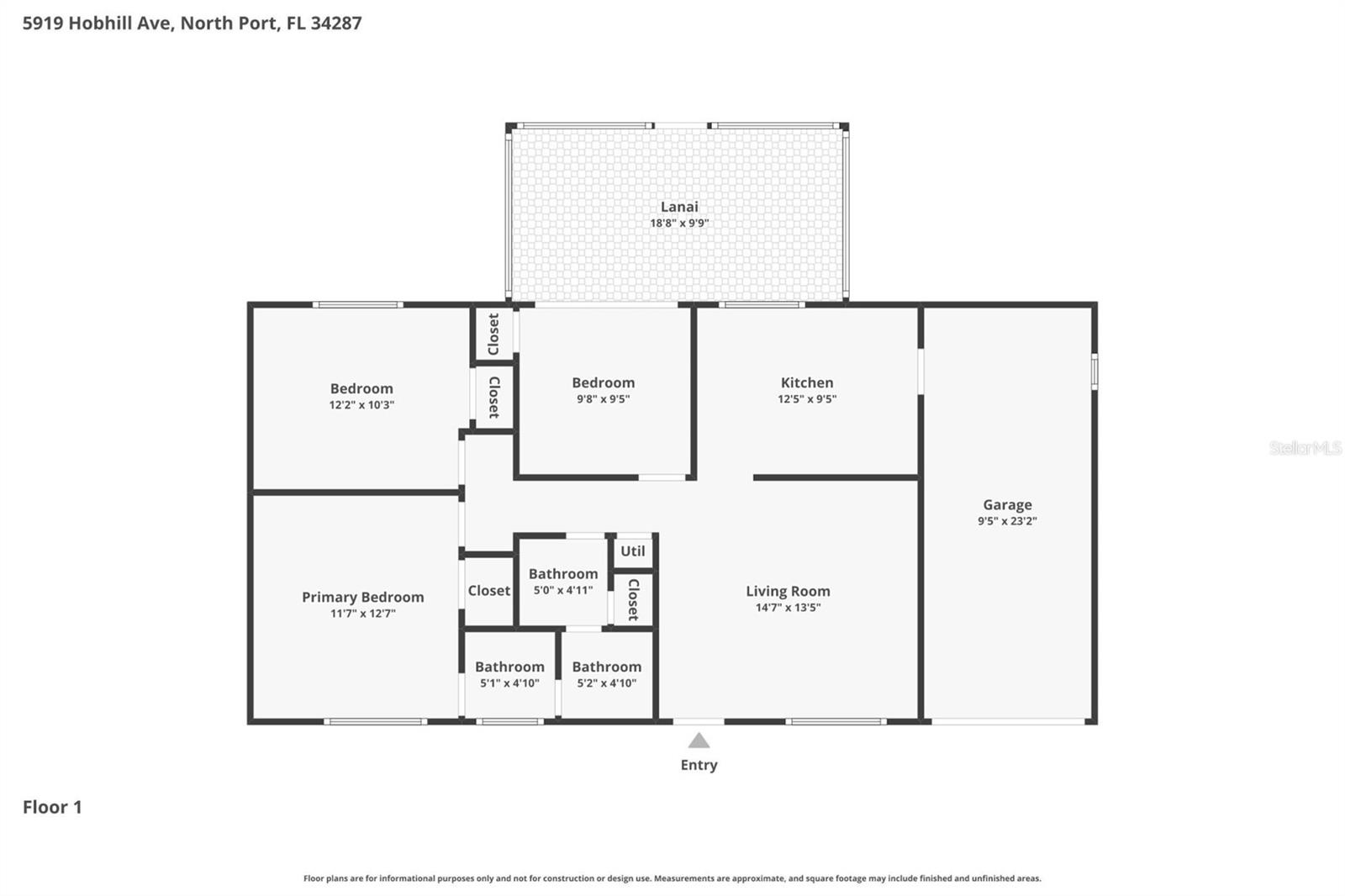 5919 HOBHILL AVE, NORTH PORT, FL, 34287