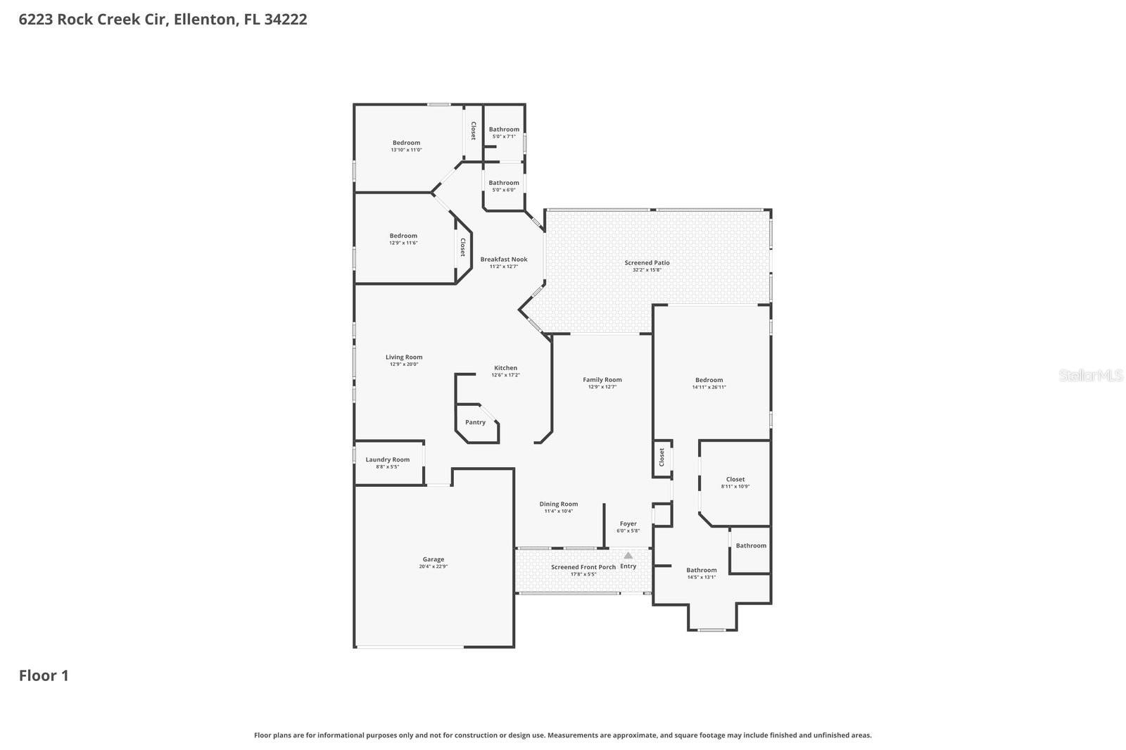 6223 ROCK CREEK CIR, ELLENTON, FL, 34222