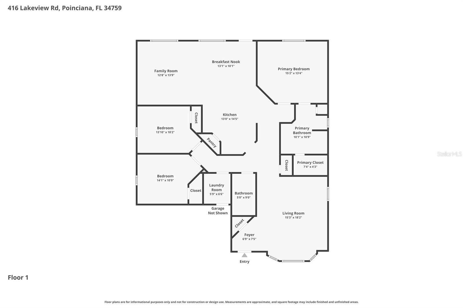 416 LAKEVIEW RD, KISSIMMEE, FL, 34759