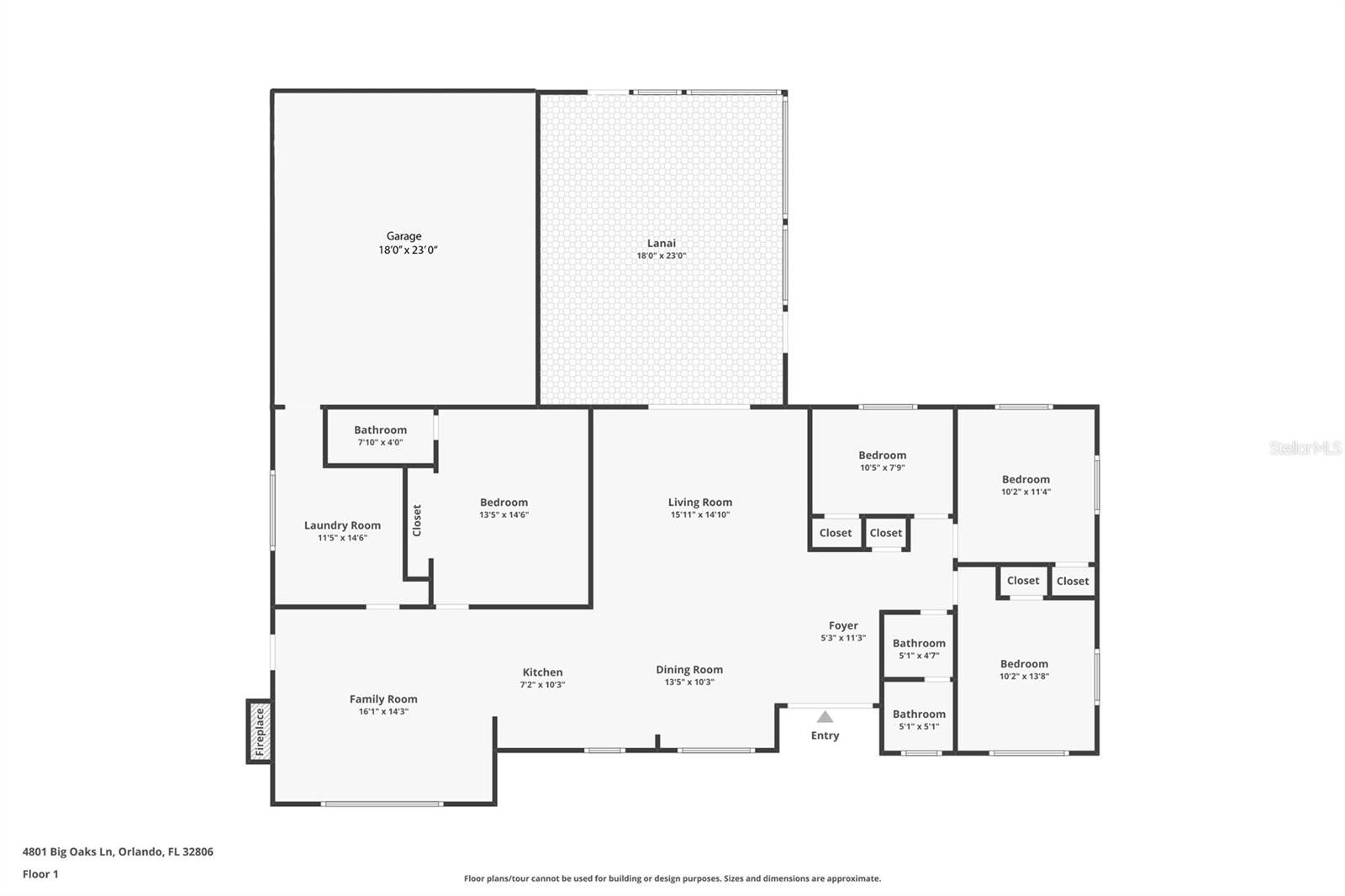 4801 BIG OAKS LN, ORLANDO, FL, 32806