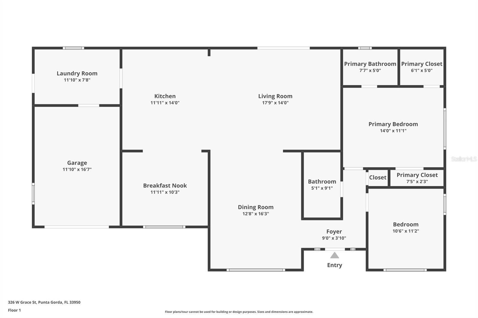 326 W GRACE ST, PUNTA GORDA, FL, 33950