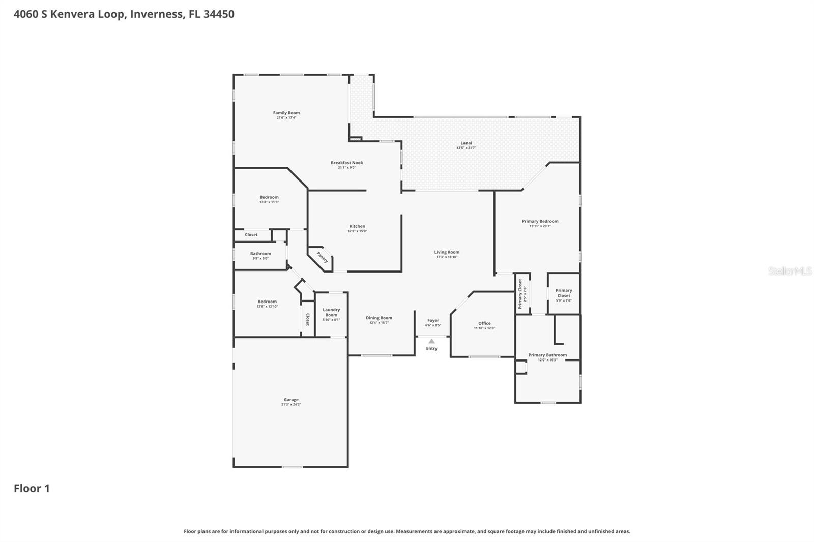 4060 S KENVERA LOOP, INVERNESS, FL, 34450