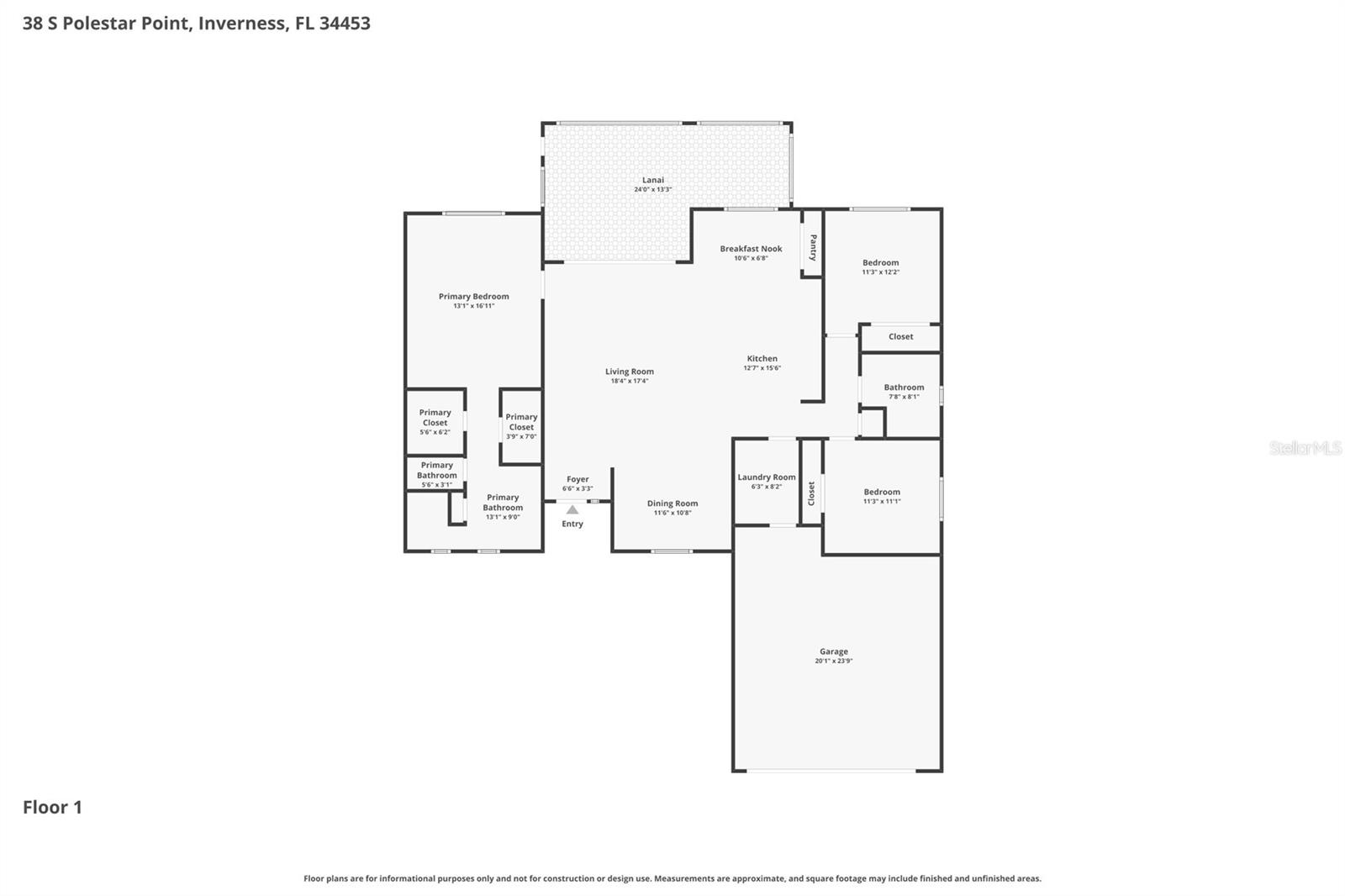 38 S POLESTAR PT, INVERNESS, FL, 34453