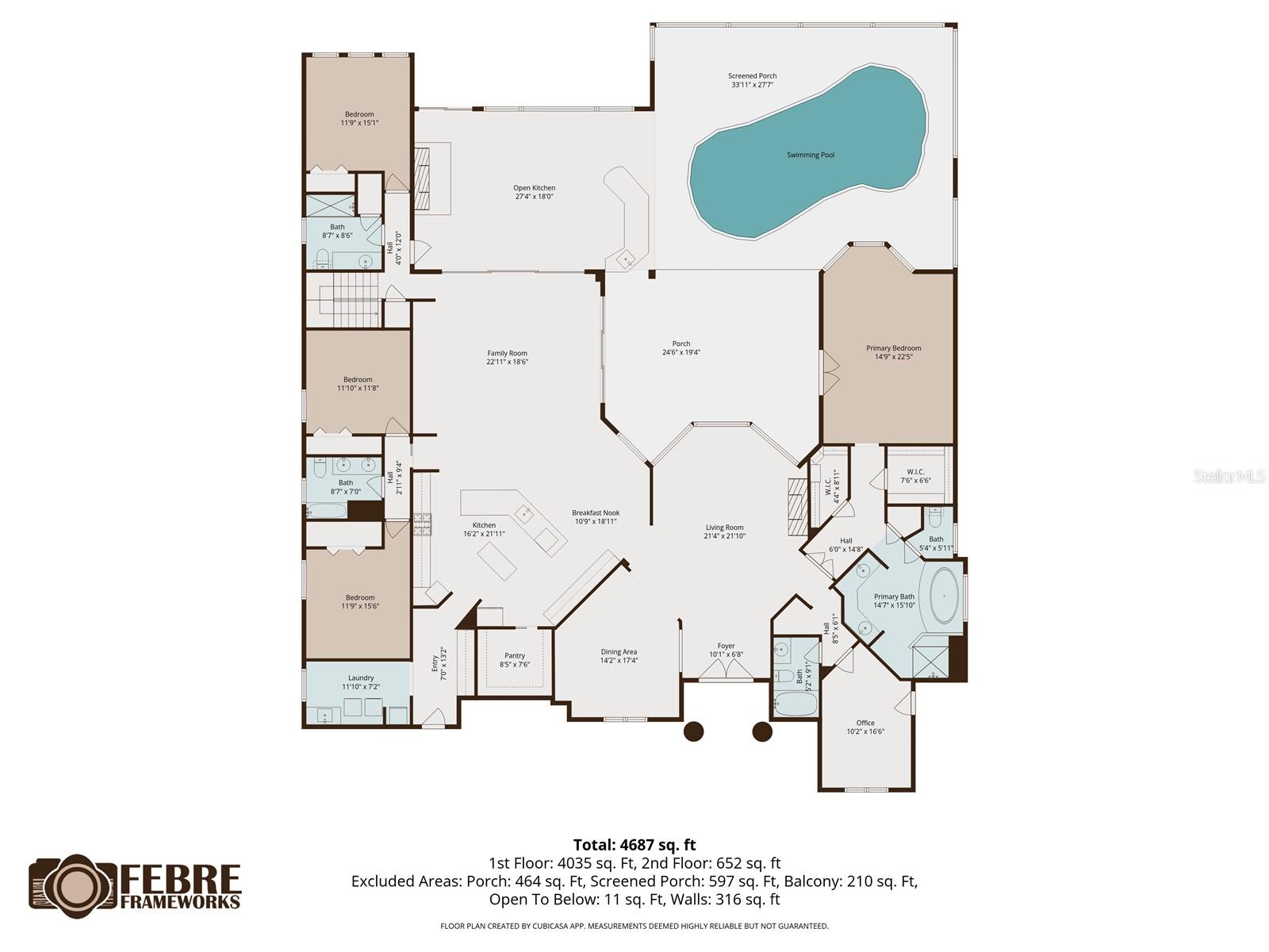 21227 SKY VISTA DR, LAND O LAKES, FL, 34637