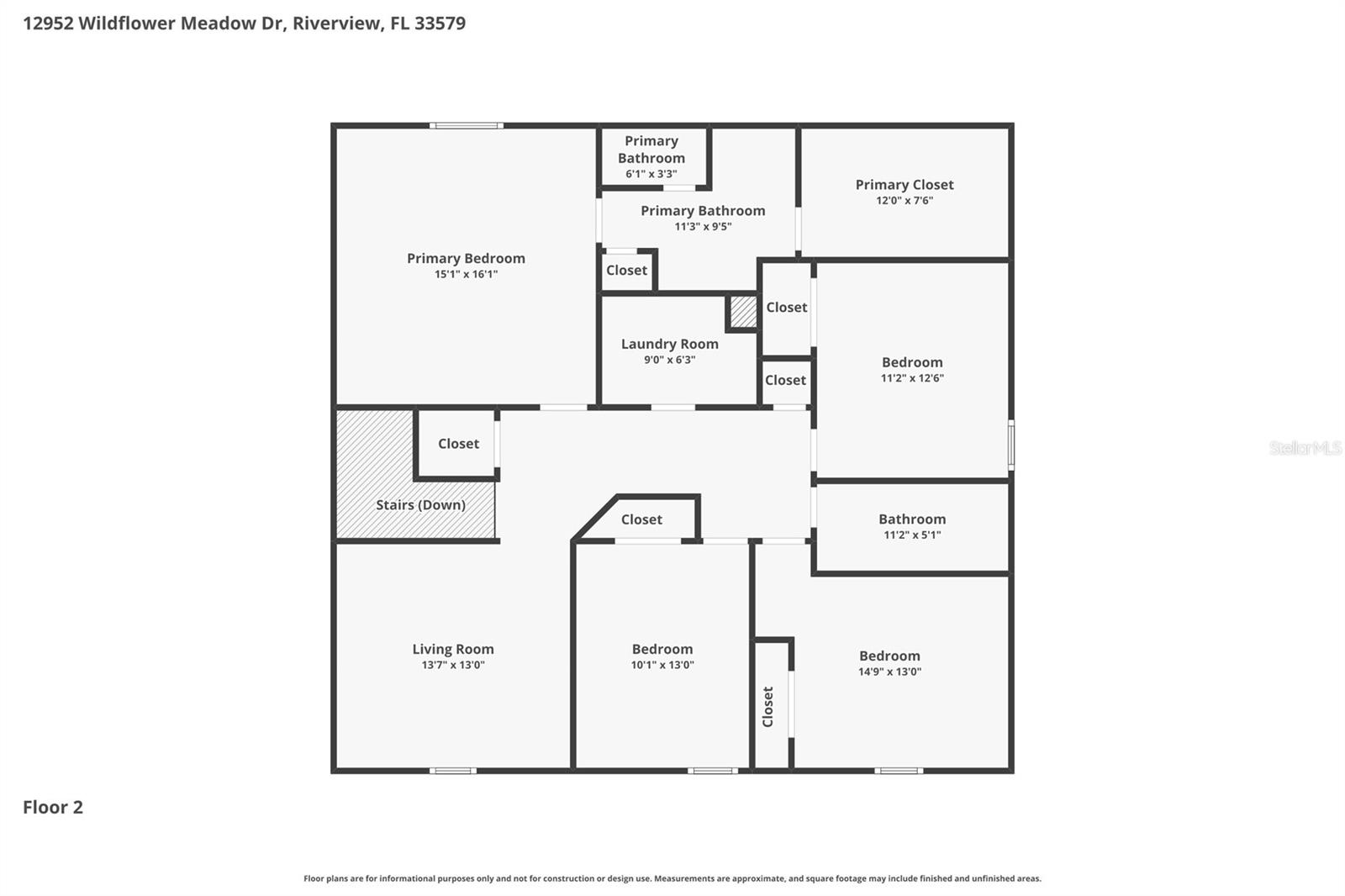 12952 WILDFLOWER MEADOW DR, RIVERVIEW, FL, 33579