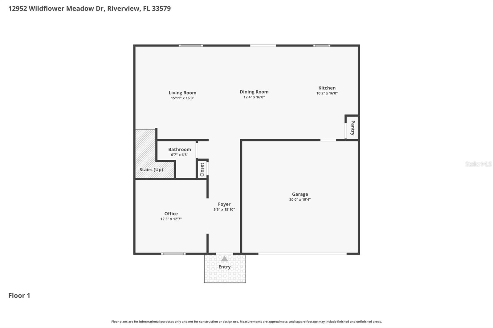 12952 WILDFLOWER MEADOW DR, RIVERVIEW, FL, 33579