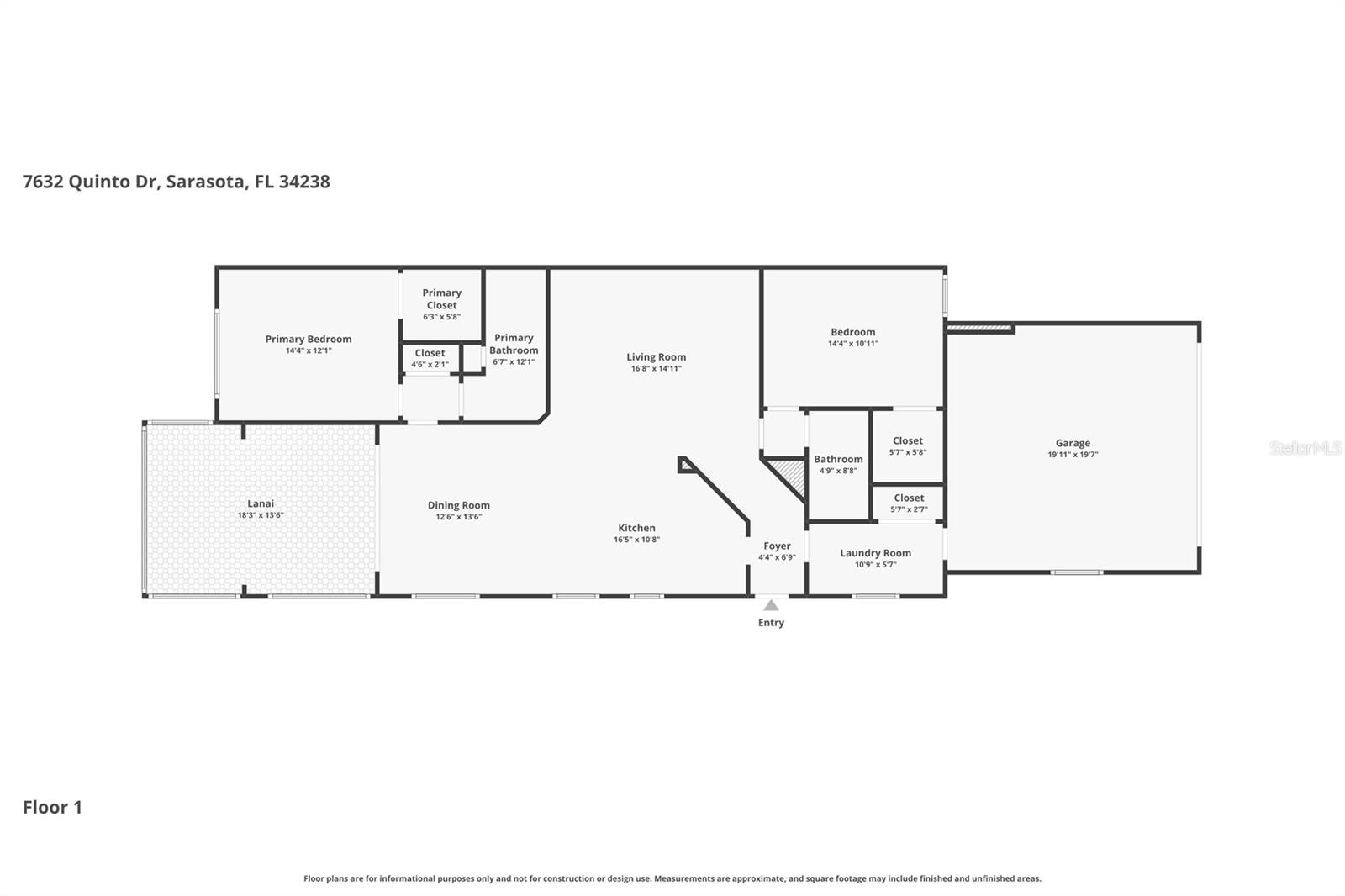 7632 QUINTO DR, SARASOTA, FL, 34238