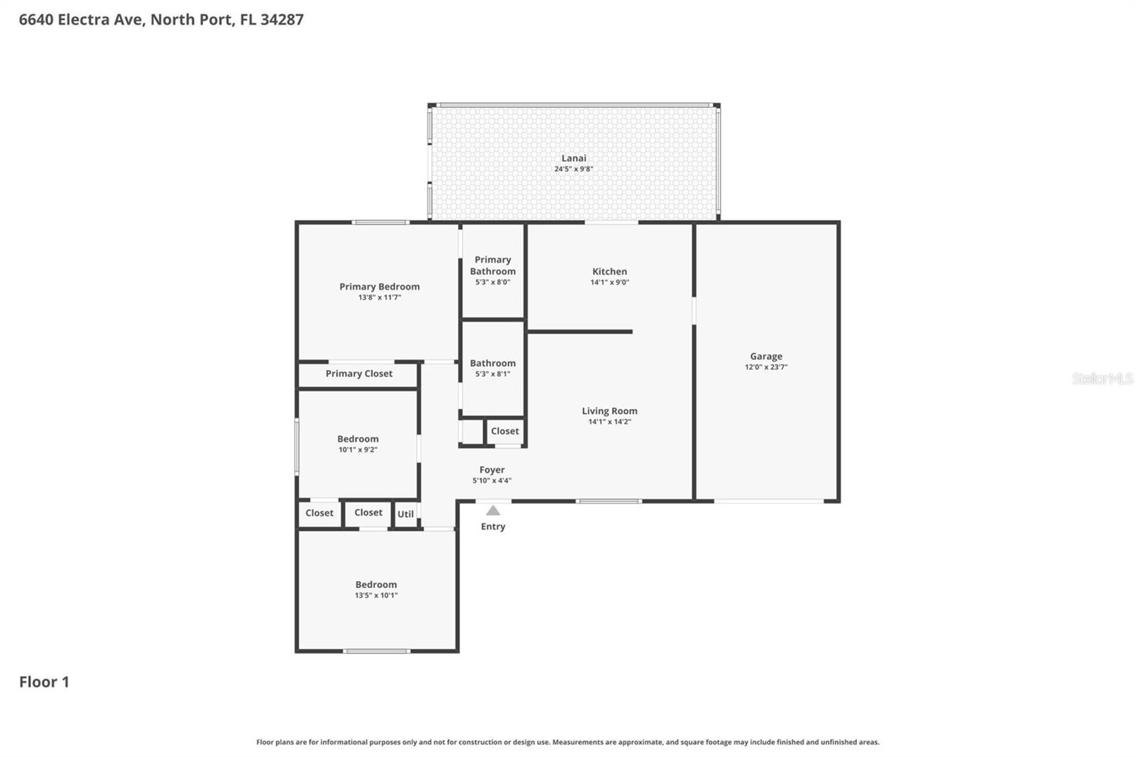 6640 ELECTRA AVE, NORTH PORT, FL, 34287