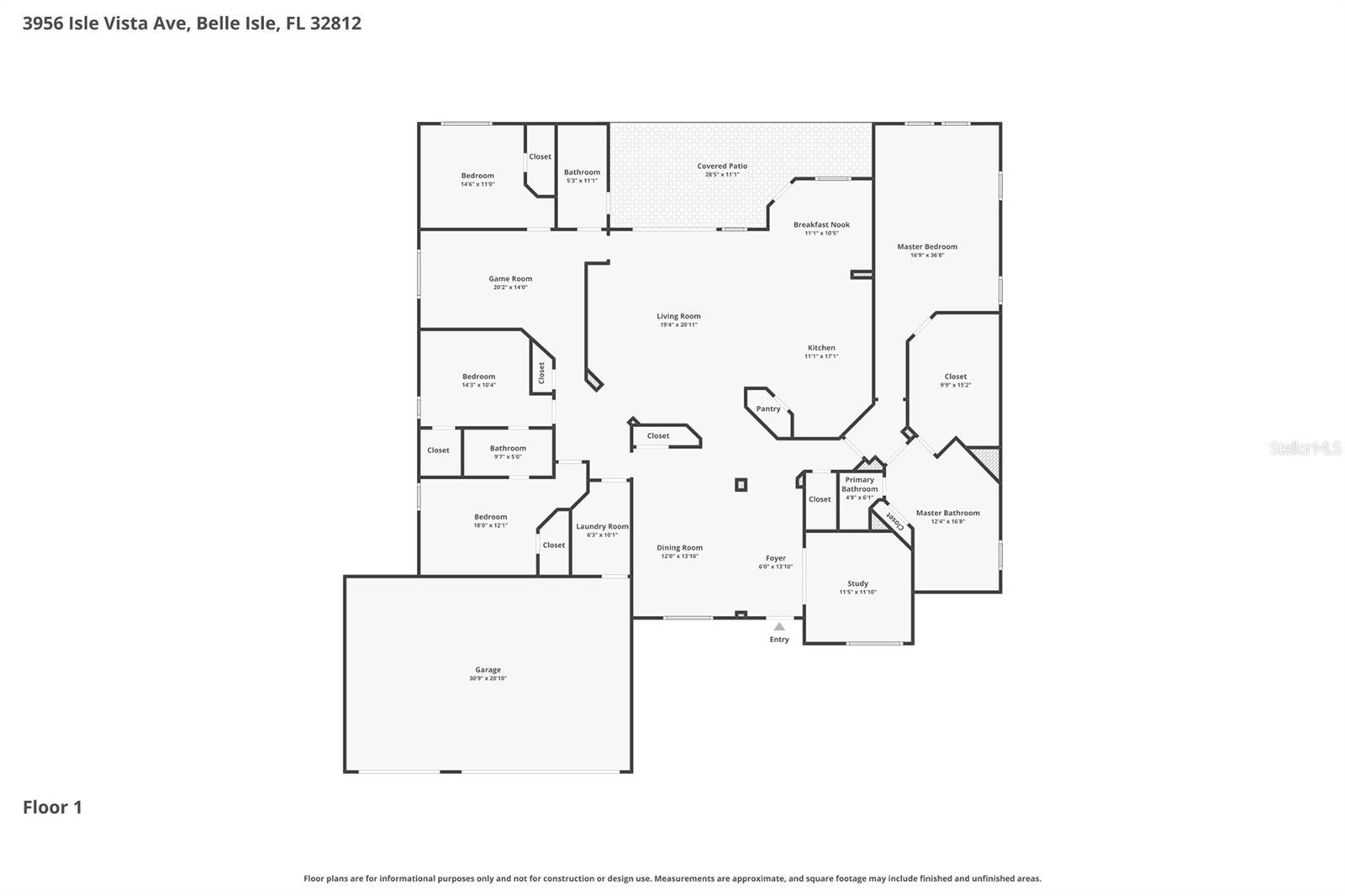 3956 ISLE VISTA AVE, BELLE ISLE, FL, 32812