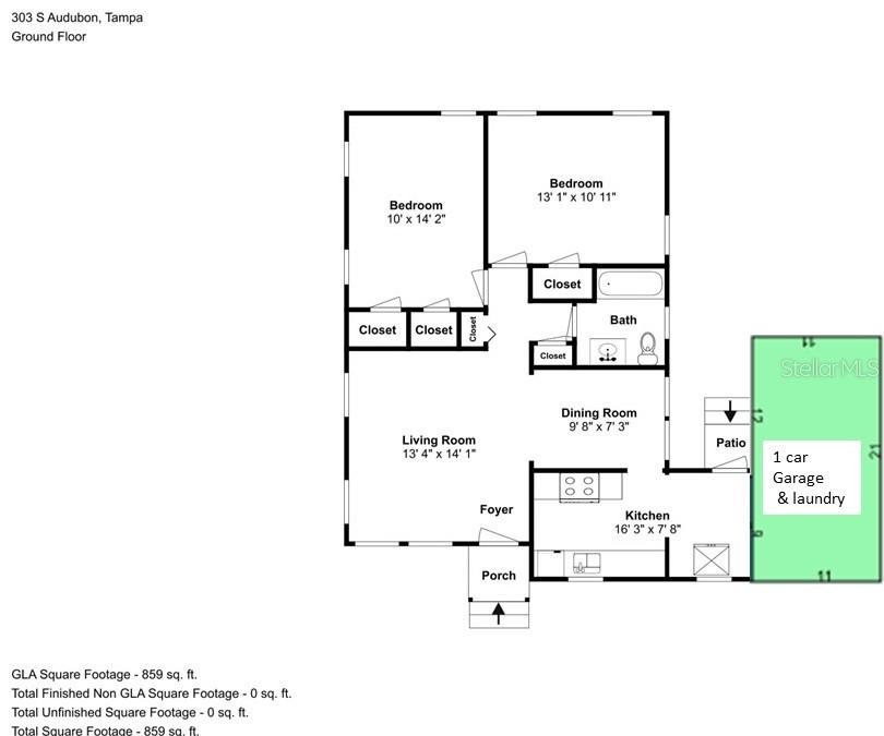 303 S AUDUBON AVE, TAMPA, FL, 33609