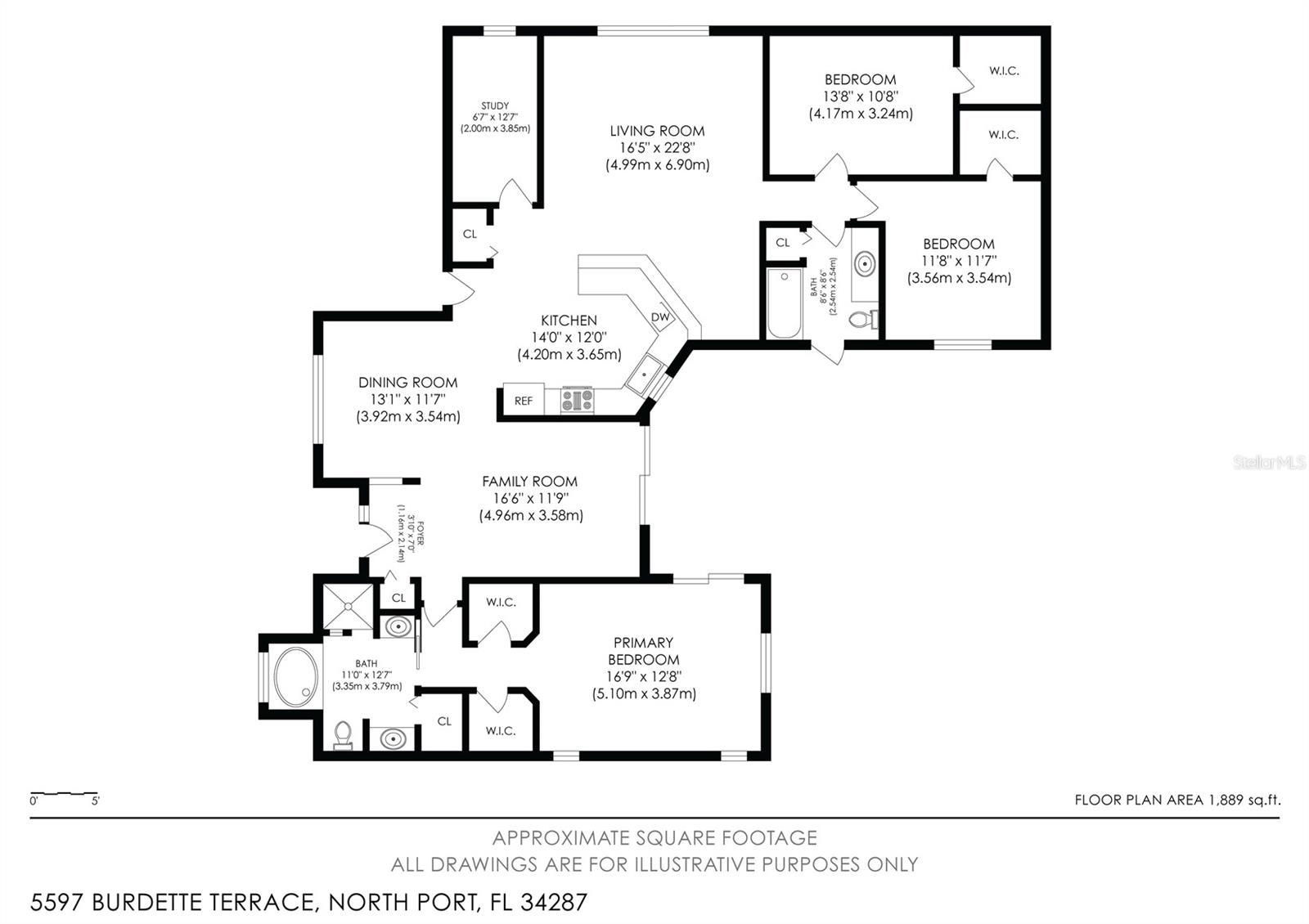 5597 BURDETTE TER, NORTH PORT, FL, 34287