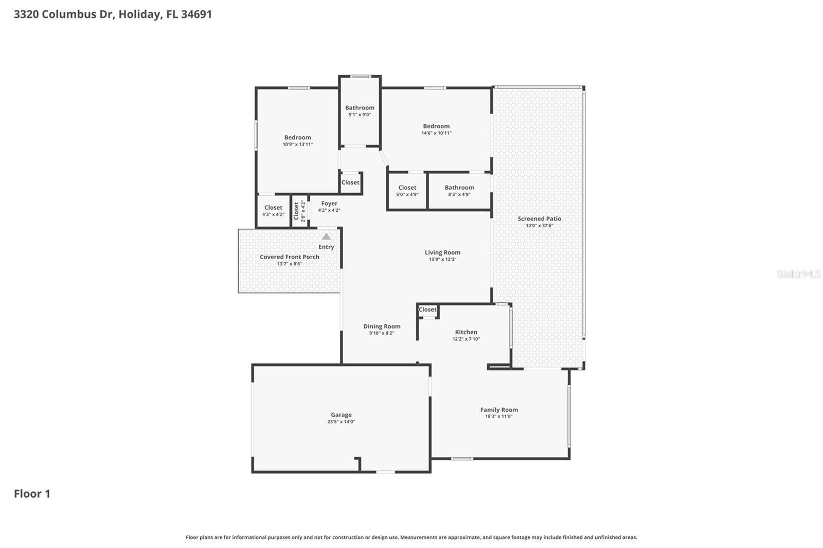 3320 COLUMBUS DR, HOLIDAY, FL, 34691