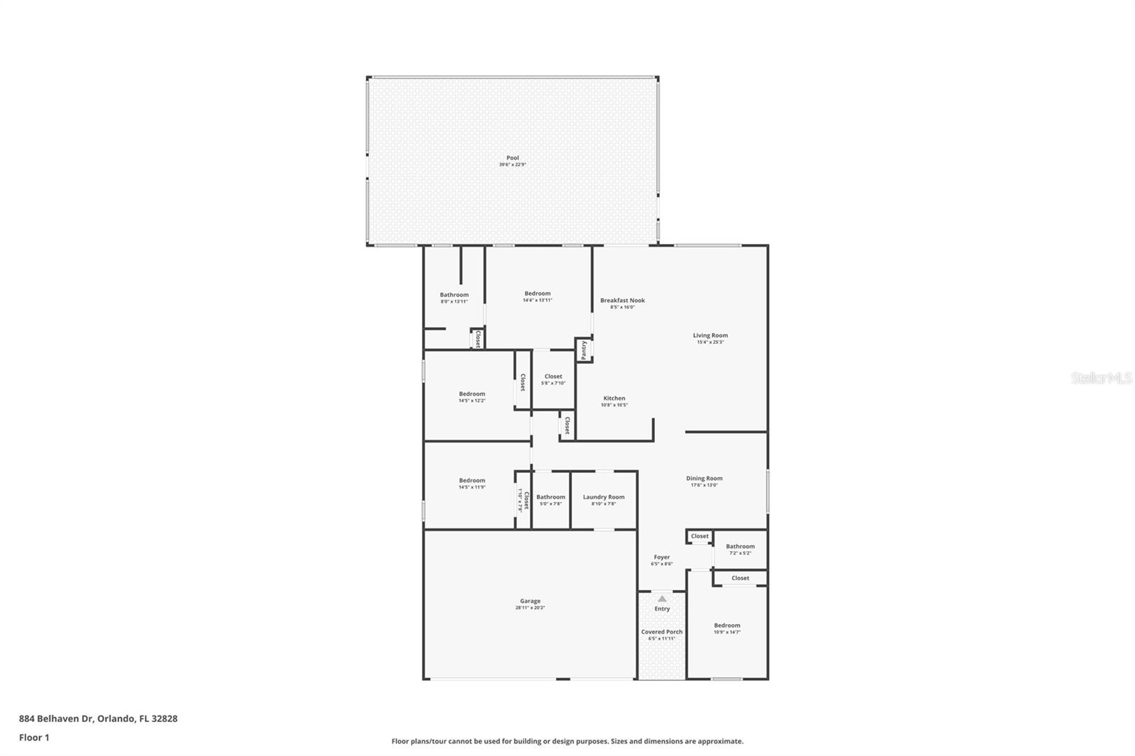 884 BELHAVEN DR, ORLANDO, FL, 32828