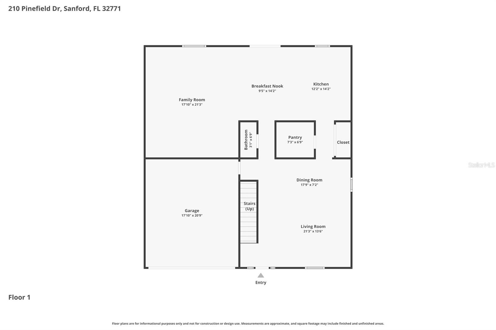 210 PINEFIELD DR, SANFORD, FL, 32771