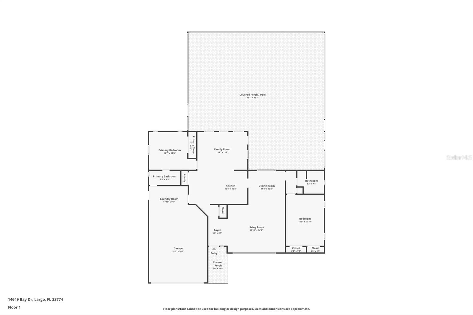 14649 BAY DR, LARGO, FL, 33774