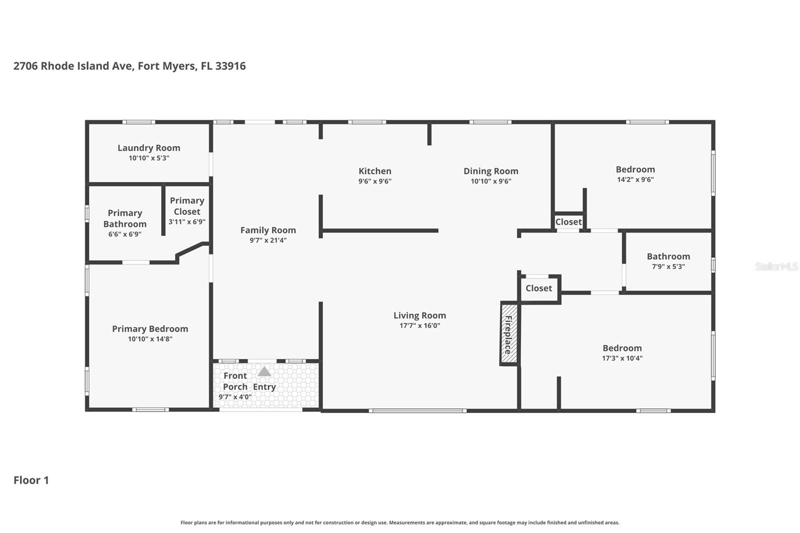 2706 RHODE ISLAND AVE, FORT MYERS, FL, 33916