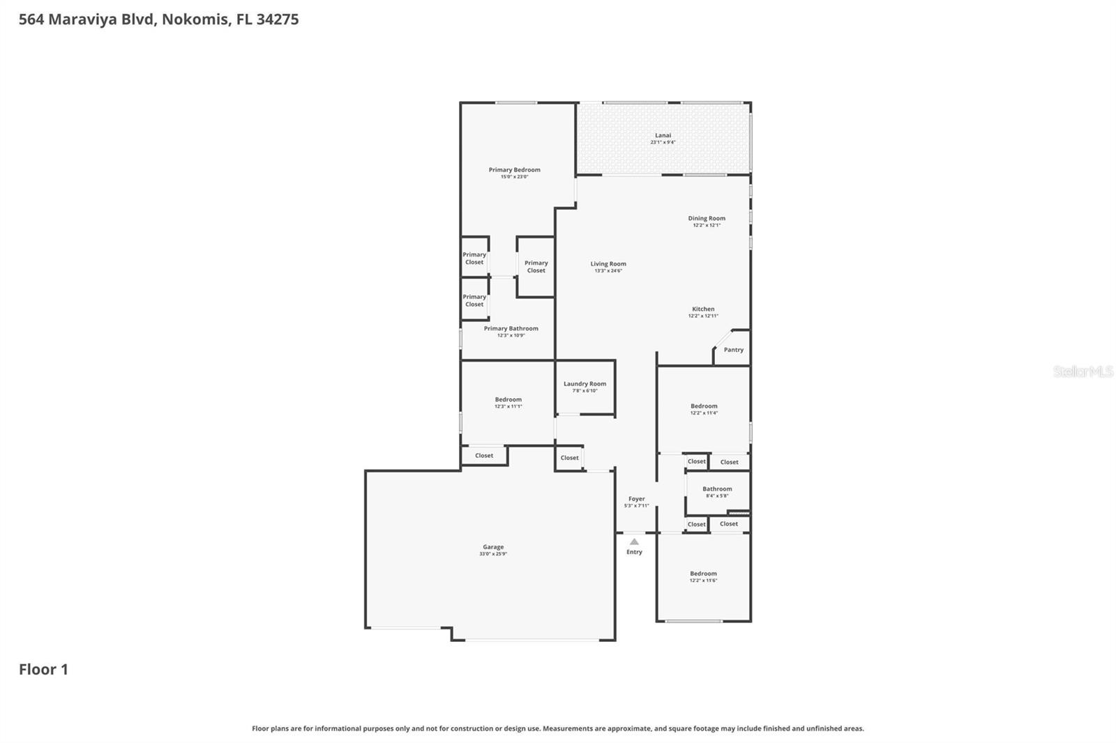 564 MARAVIYA BLVD, NOKOMIS, FL, 34275