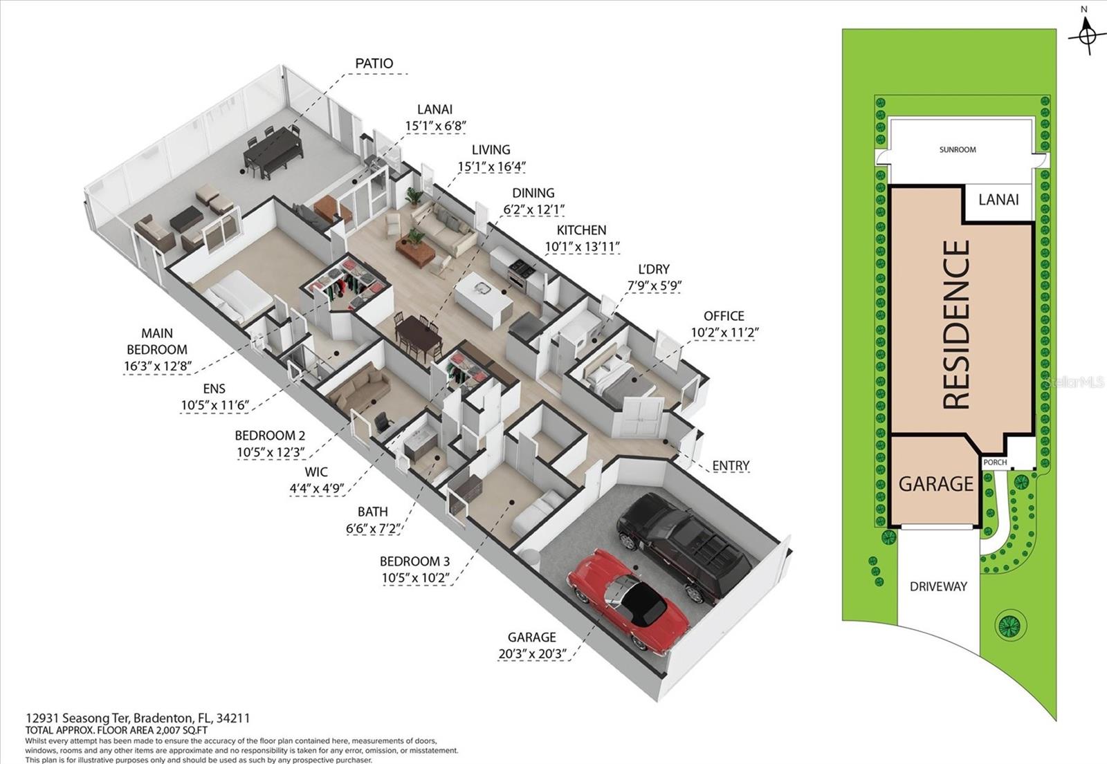 12931 SEASONG TER, BRADENTON, FL, 34211